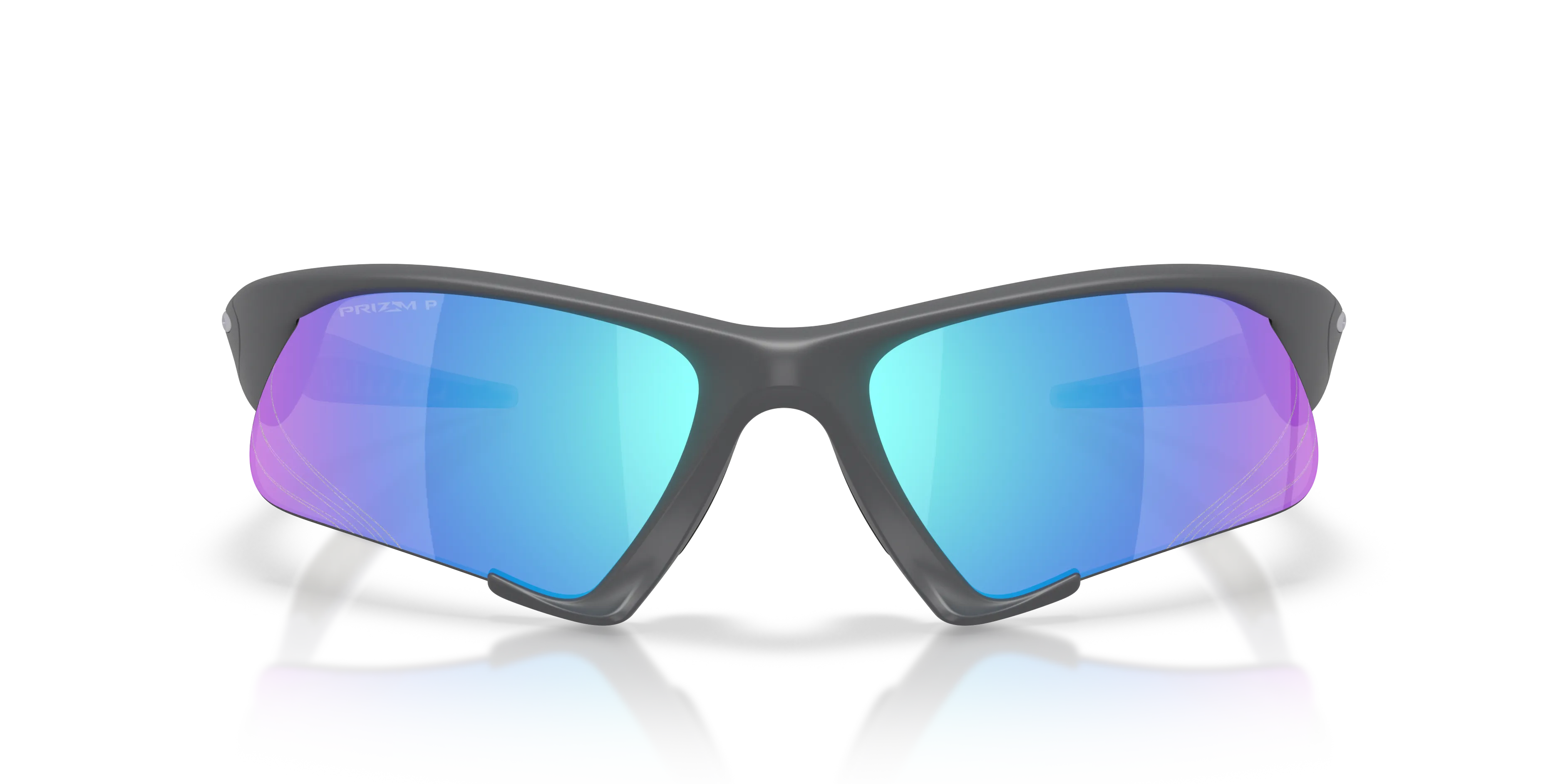 Oakley OO9532 SUTURE JACKET 953202 Occhiali da sole O_Matter Grigio Blu Geometrica Polarizzata - immagine 3