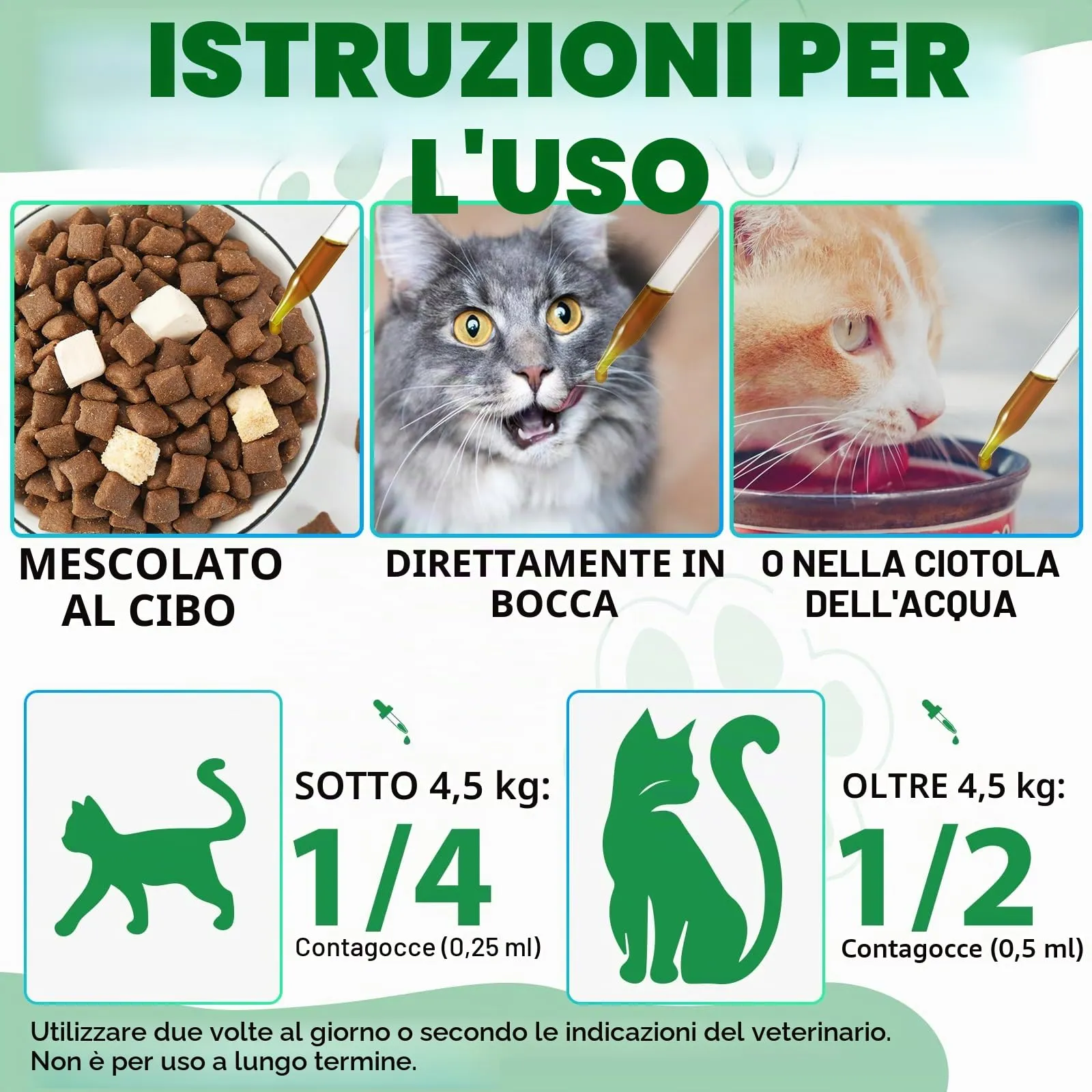 Gocce Di Prevenzione Dei Vermi Probiotici A Base Di Erbe Naturali Per Gatti e Gattini - Supporto A Ampio Spettro, Facile Da Usare -Pulizia A Base Di Erbe Per Cani,Supporto Digestivo Per Tutte Le Razze - immagine 5