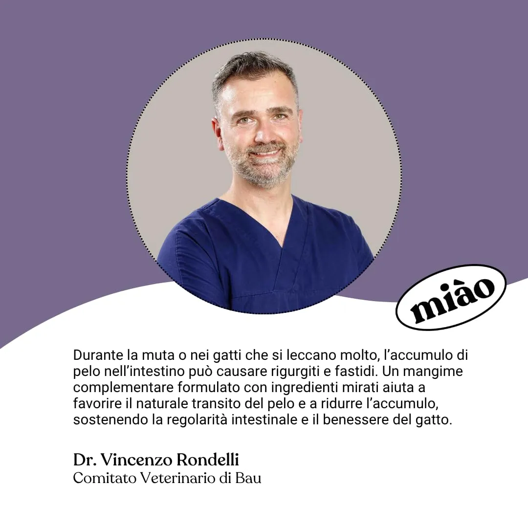 Miào Stop Boli di Pelo Gatto Pasta – Supporto Intestinale per Eliminare Boli di Pelo, Riduce Rigurgiti con Fibre e Psillio, Pasta al Malto per Gatti Bolo di Pelo - immagine 7