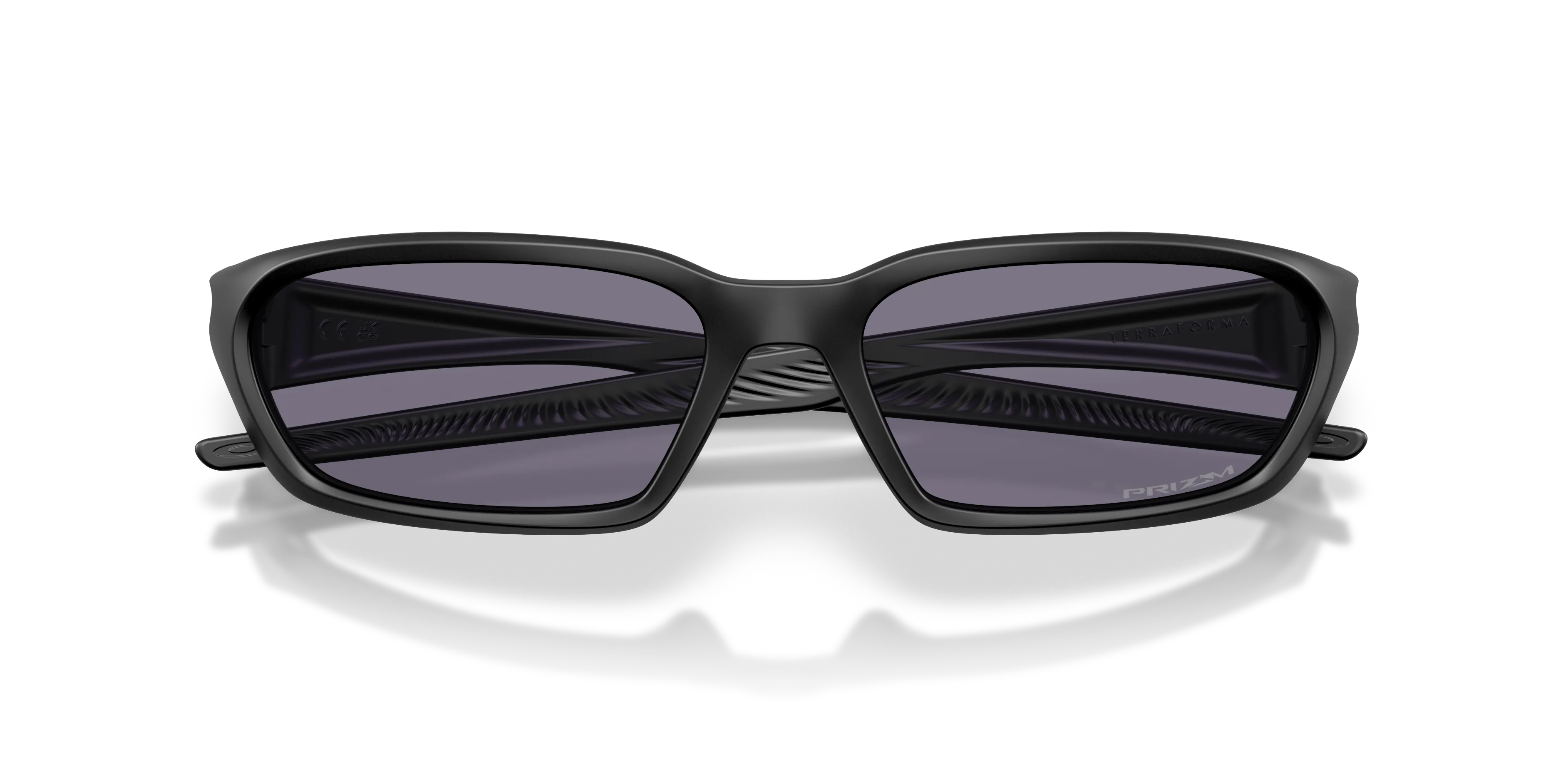 Oakley OO9530 TERRAFORMA 953001 Occhiali da sole O_Matter Nero Grigio Squadrata Normale - immagine 2
