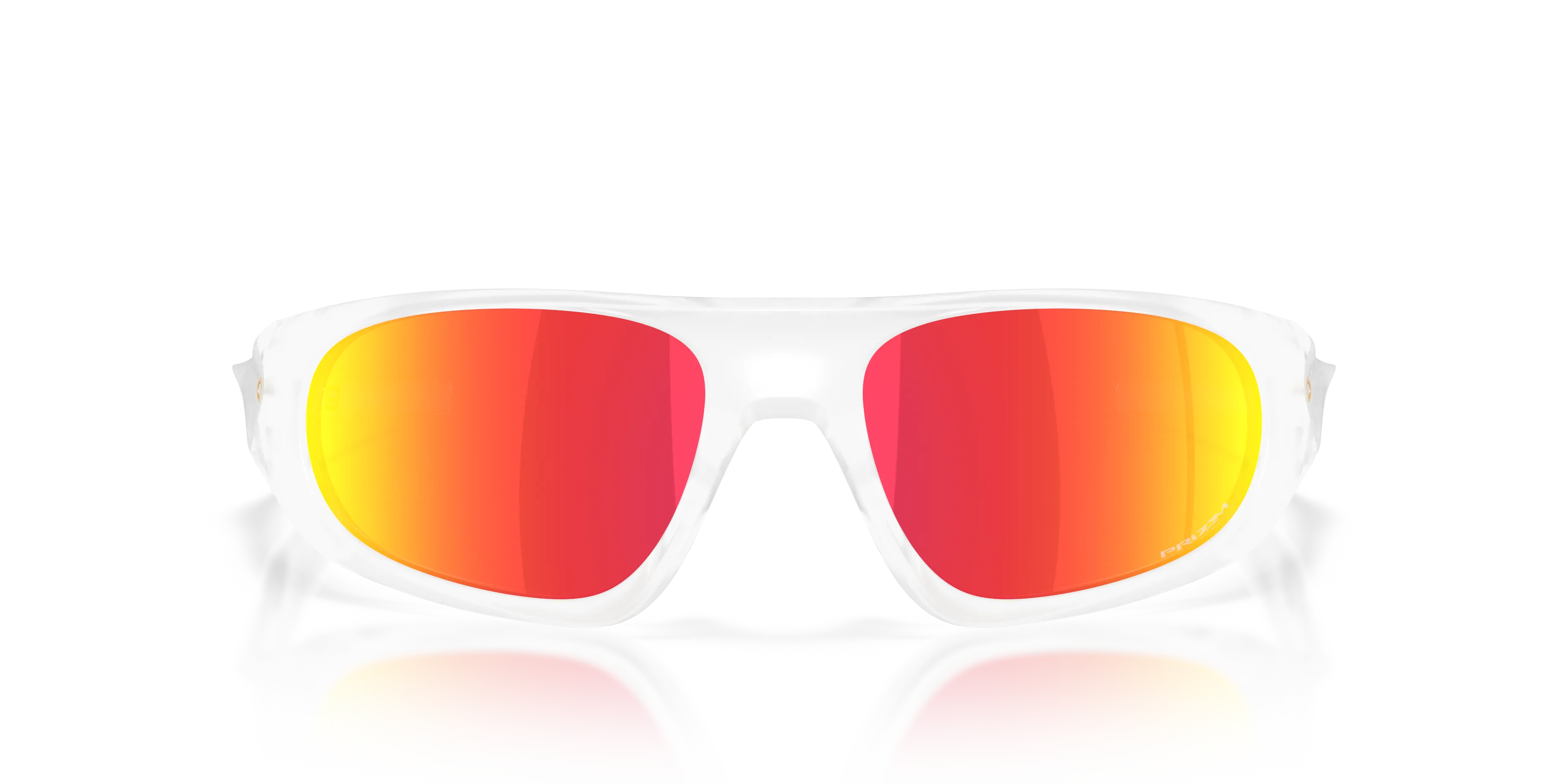Oakley OO9528 NEOFORMA 952803 Occhiali da sole O_Matter Trasparente Rosso Rotonda Normale - immagine 3