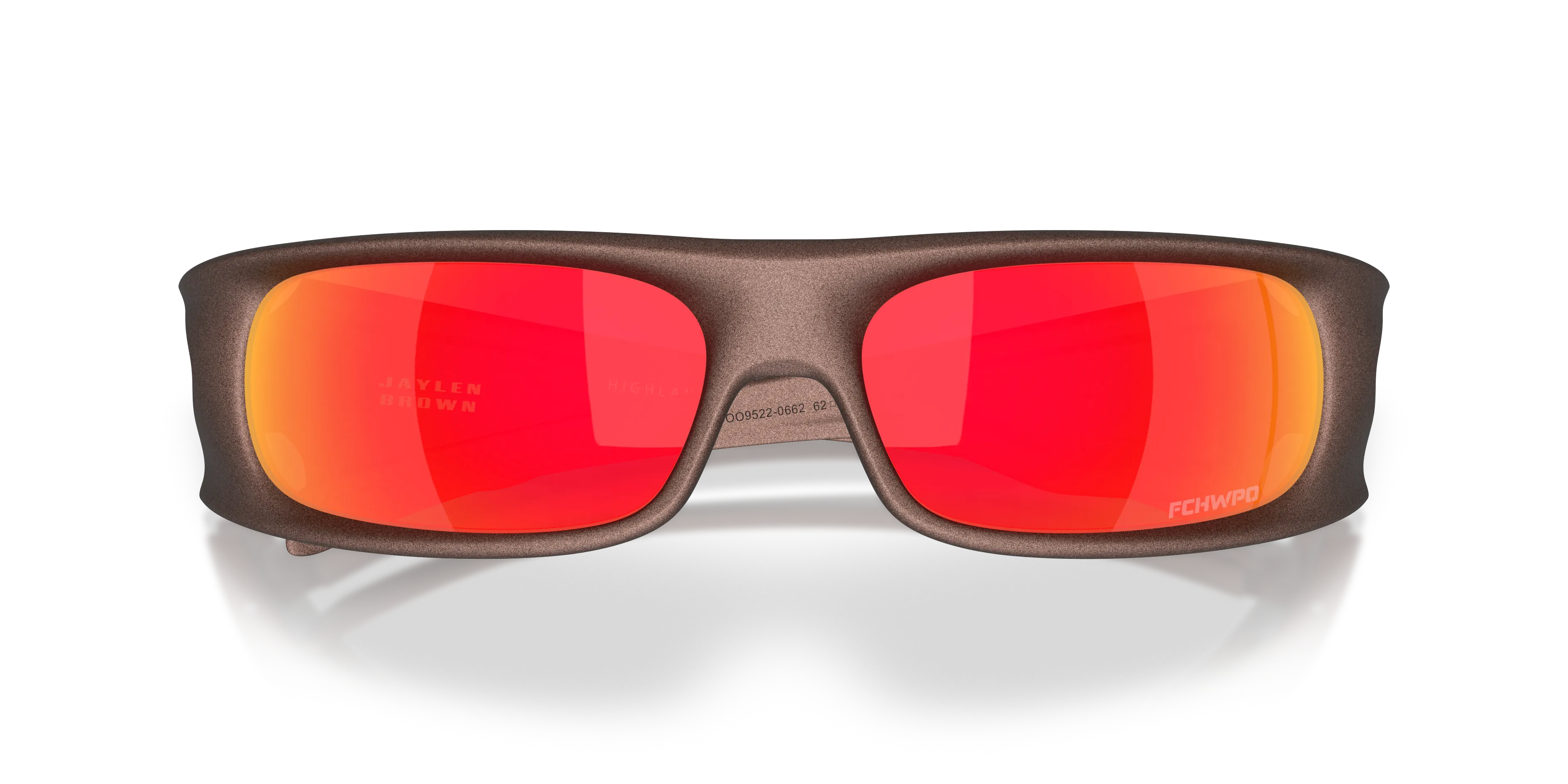 Oakley OO9522 HIGHLAND 952206 Occhiali da sole O_Matter Marrone Rosso Squadrata Normale - immagine 2