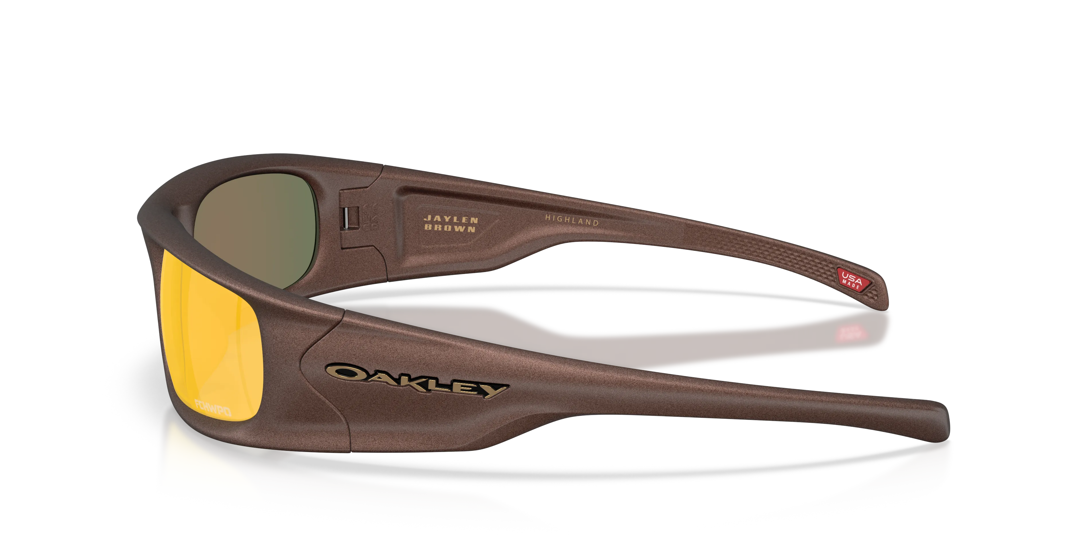 Oakley OO9522 HIGHLAND 952206 Occhiali da sole O_Matter Marrone Rosso Squadrata Normale - immagine 4