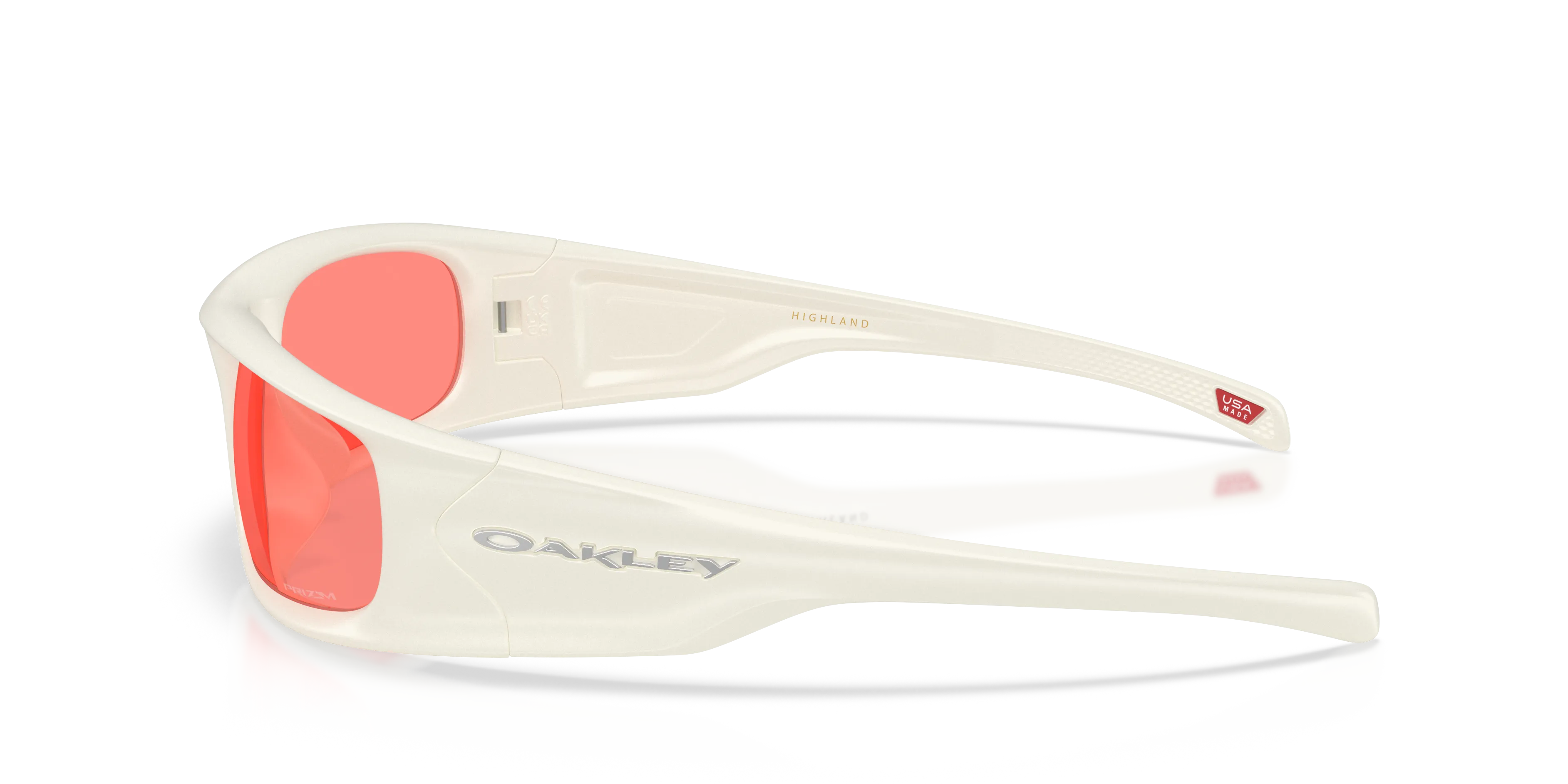 Oakley OO9522 HIGHLAND 952205 Occhiali da sole O_Matter Bianco Rosa Squadrata Normale - immagine 4