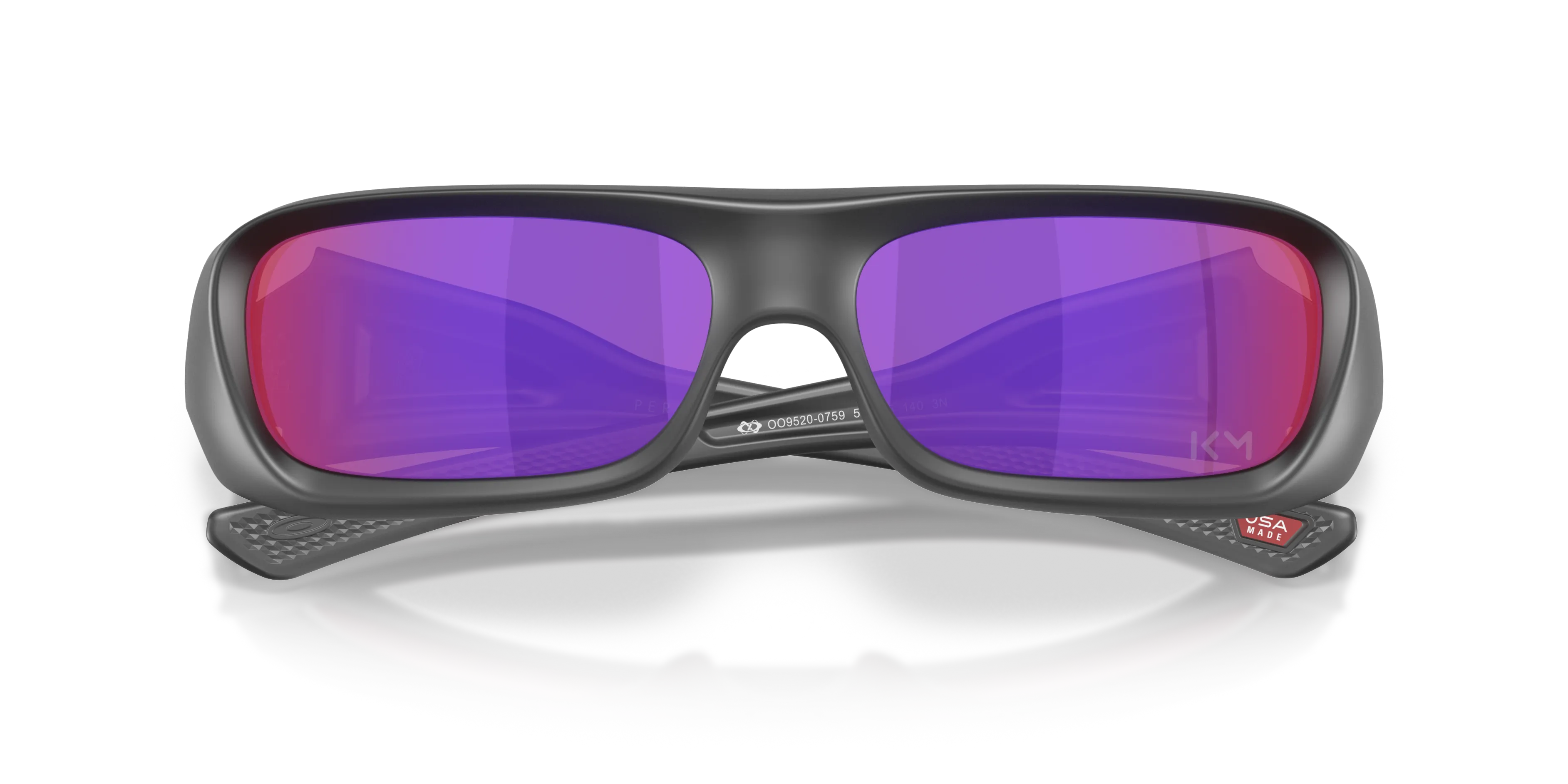 Oakley OO9520 PERMIAN 952007 Occhiali da sole O_Matter Nero Viola Squadrata Normale - immagine 2
