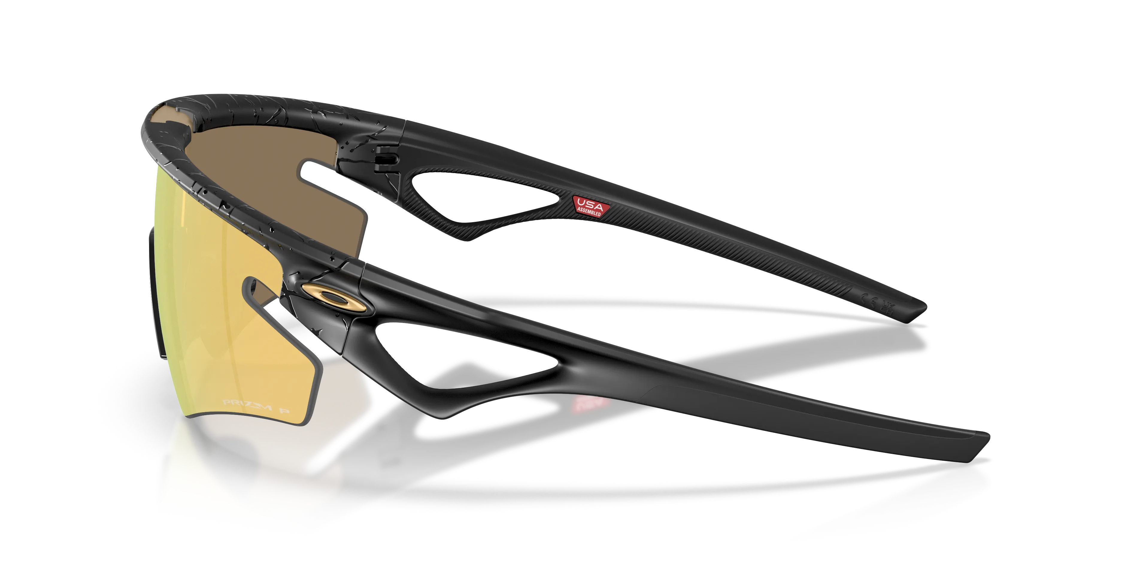 Oakley OO9499 SPHAERA SLASH 949915 Occhiali da sole O_Matter Nero Oro Squadrata Polarizzata - immagine 4
