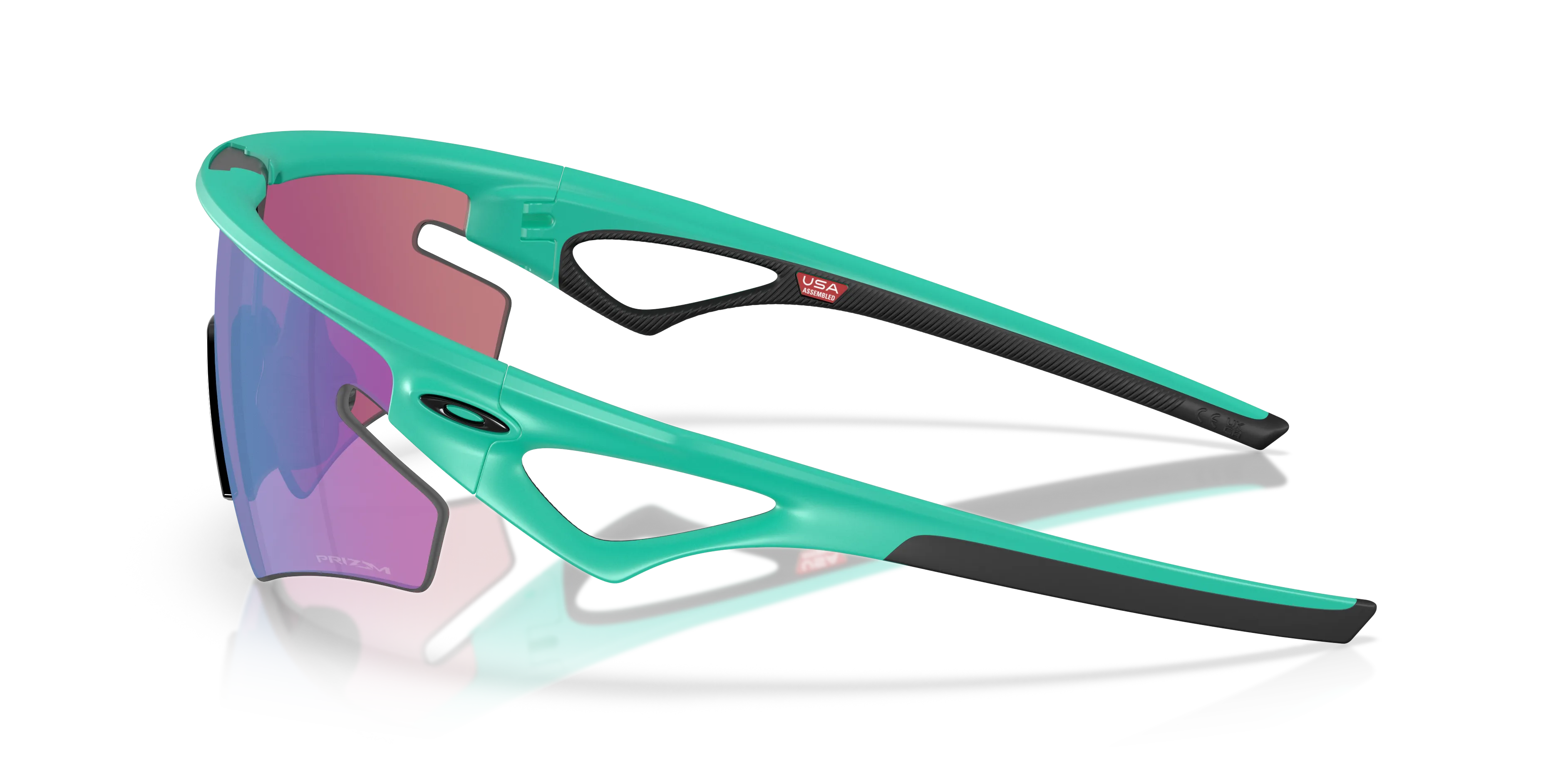 Oakley OO9499 SPHAERA SLASH 949914 Occhiali da sole O_Matter Blu Verde Squadrata Normale - immagine 4
