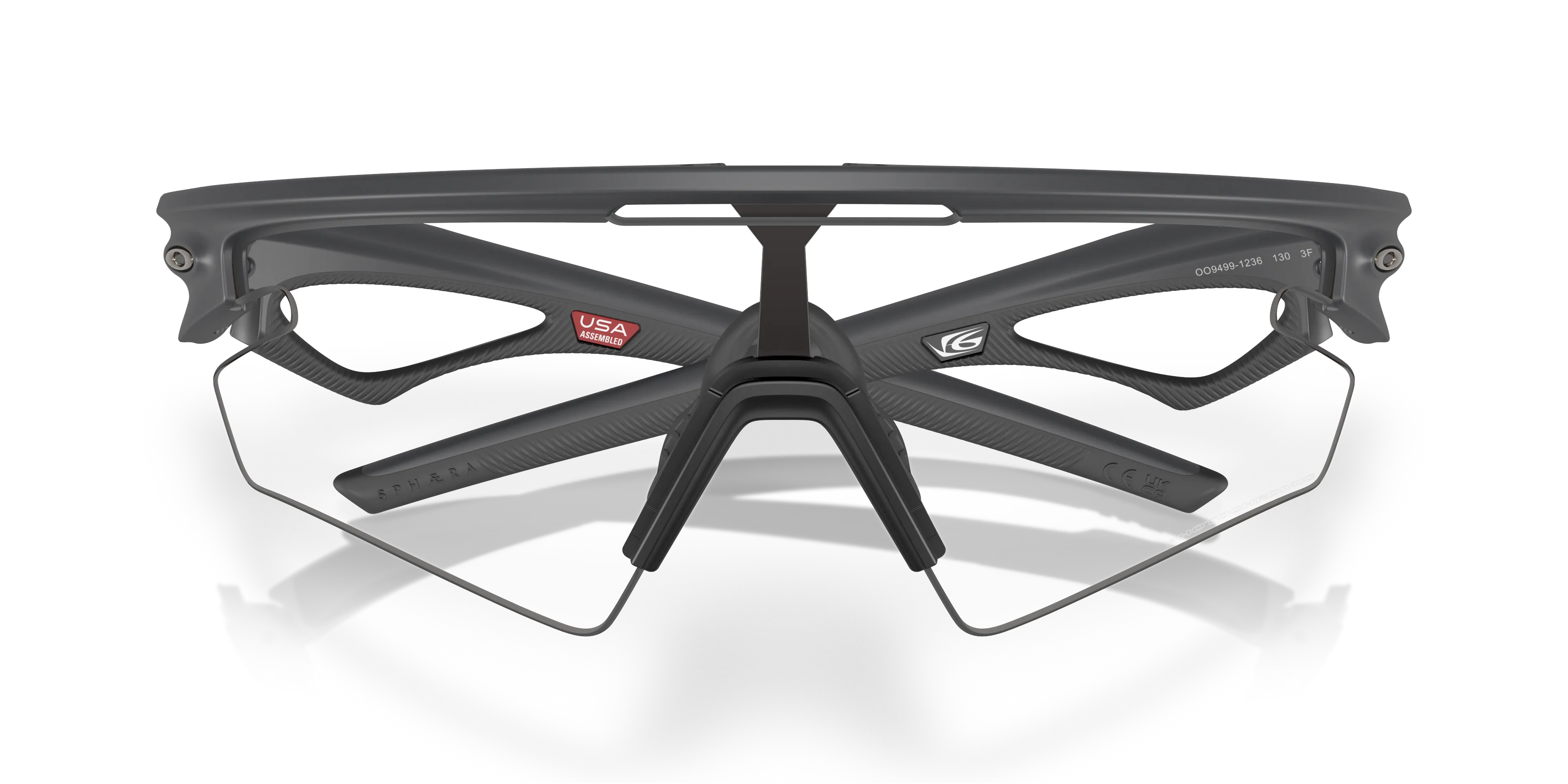 Oakley OO9499 SPHAERA SLASH 949912 Occhiali da sole O_Matter Nero Grigio Squadrata Fotocromatiche - immagine 2