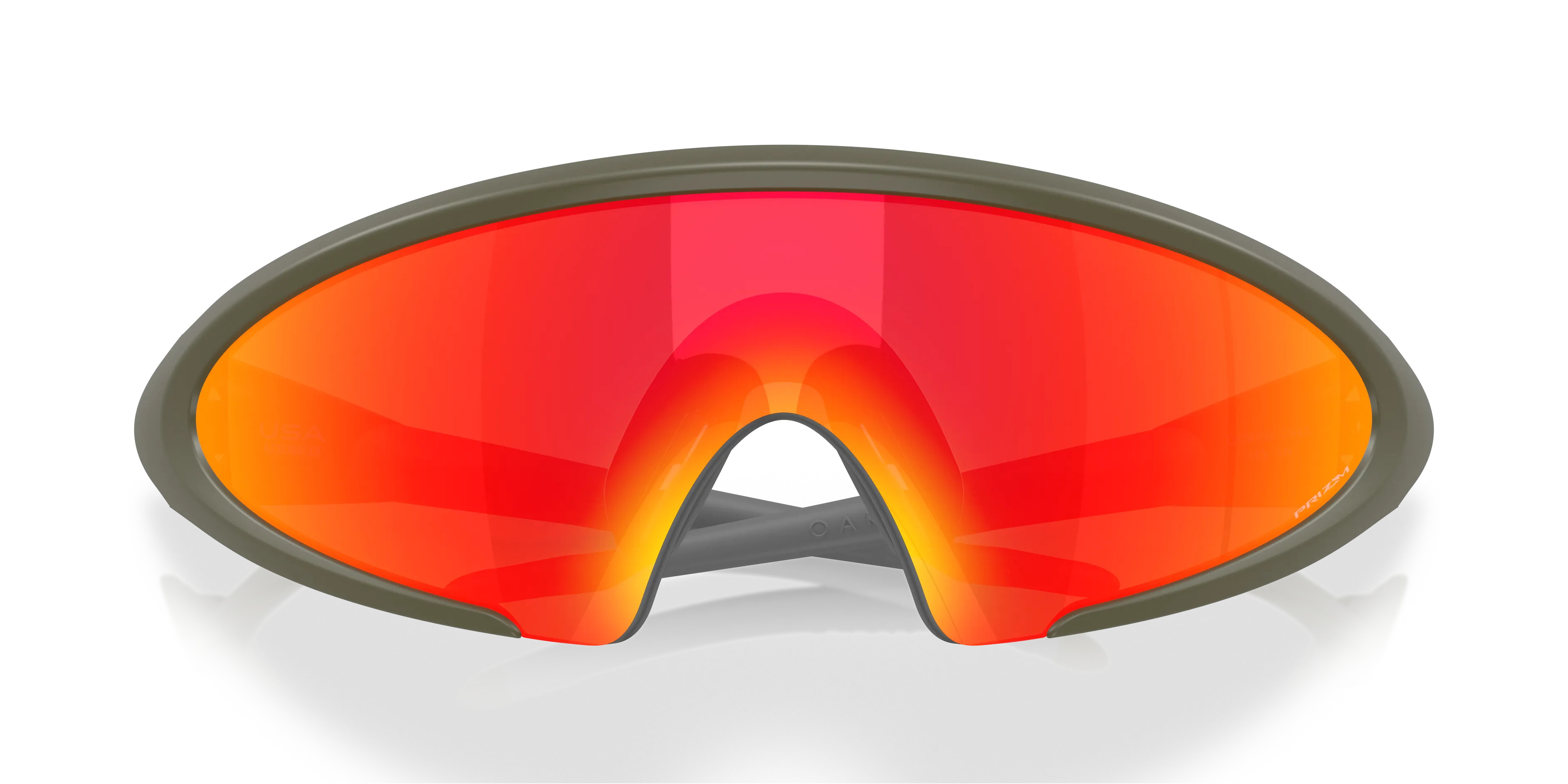Oakley OO9490 ELLIPSE 949009 Occhiali da sole O_Matter Verde Rosso Rotonda Normale - immagine 2