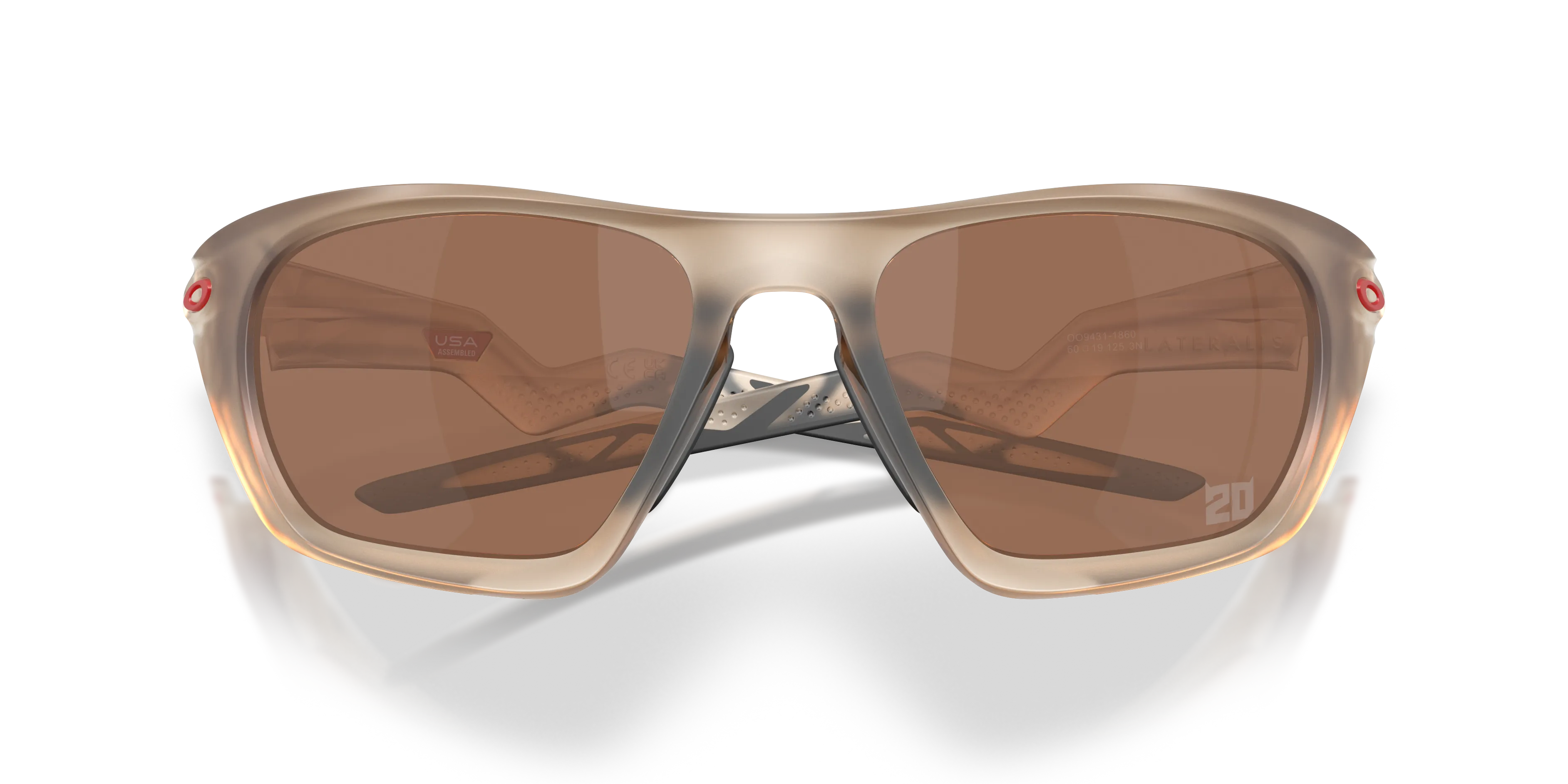 Oakley OO9431 LATERALIS 943118 Occhiali da sole O_Matter Beige Marrone Squadrata Normale - immagine 2