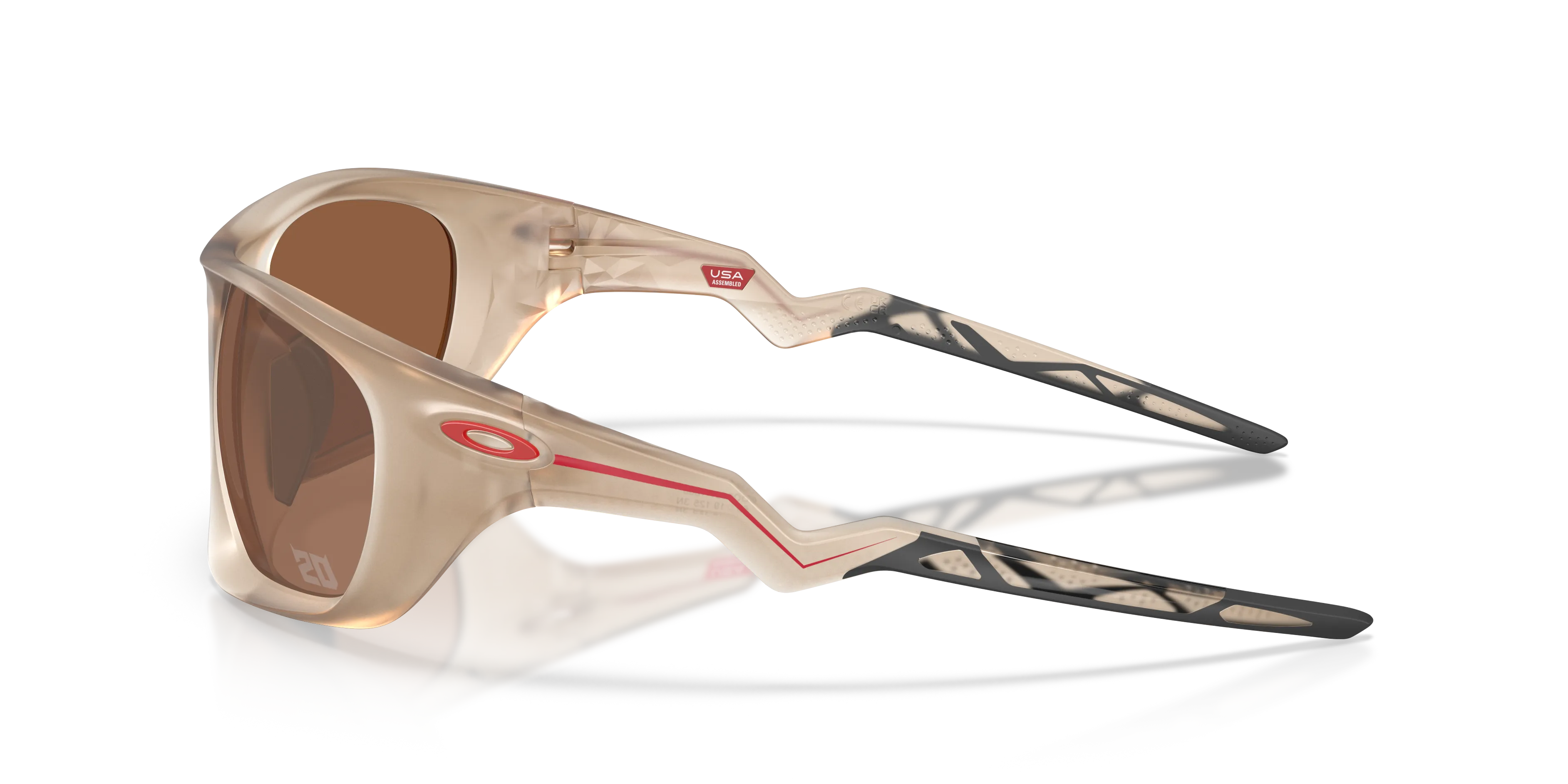 Oakley OO9431 LATERALIS 943118 Occhiali da sole O_Matter Beige Marrone Squadrata Normale - immagine 4