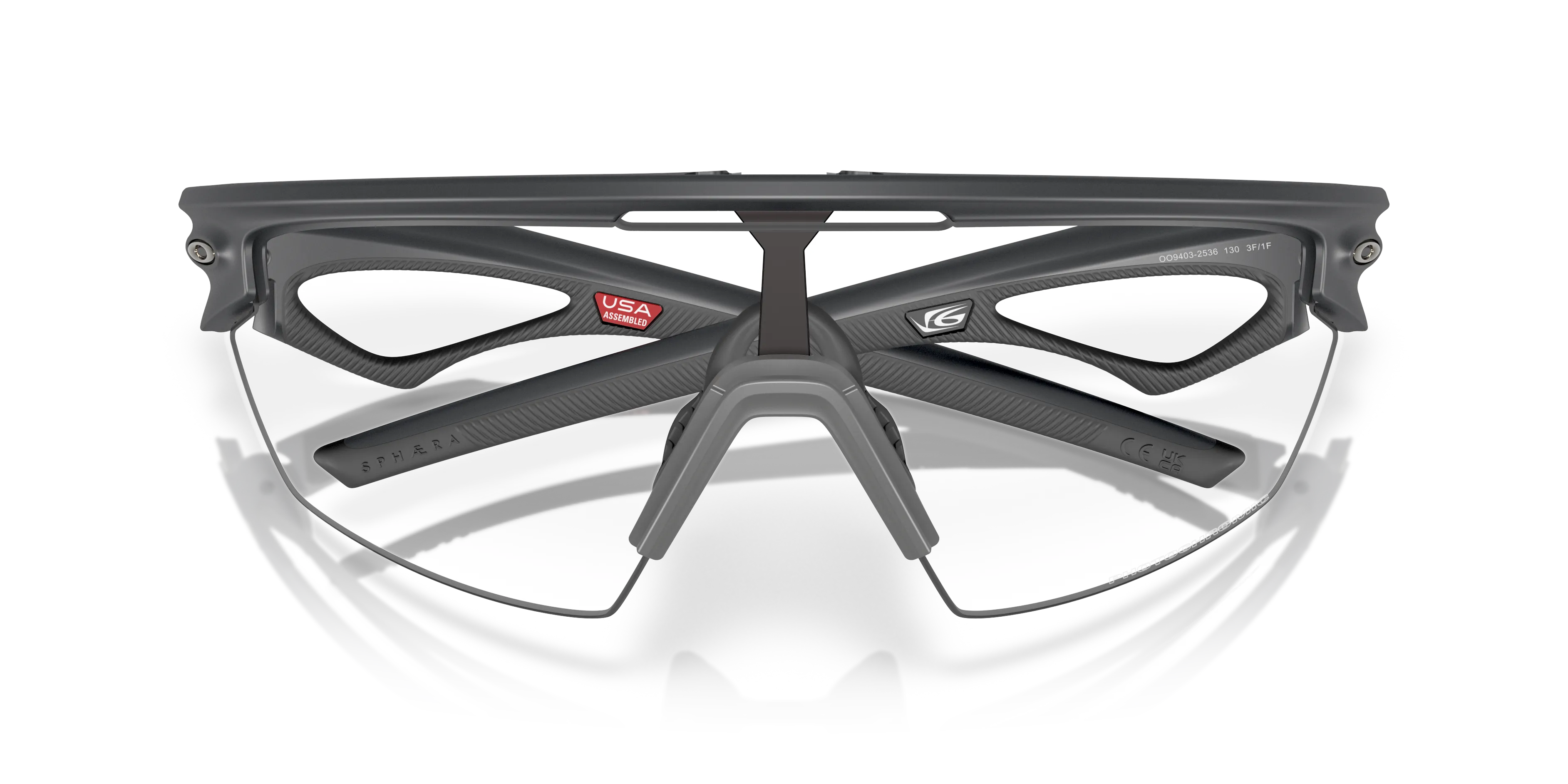 Oakley OO9403 SPHAERA 940325 Occhiali da sole O_Matter Nero Grigio Maschera Fotocromatiche - immagine 2