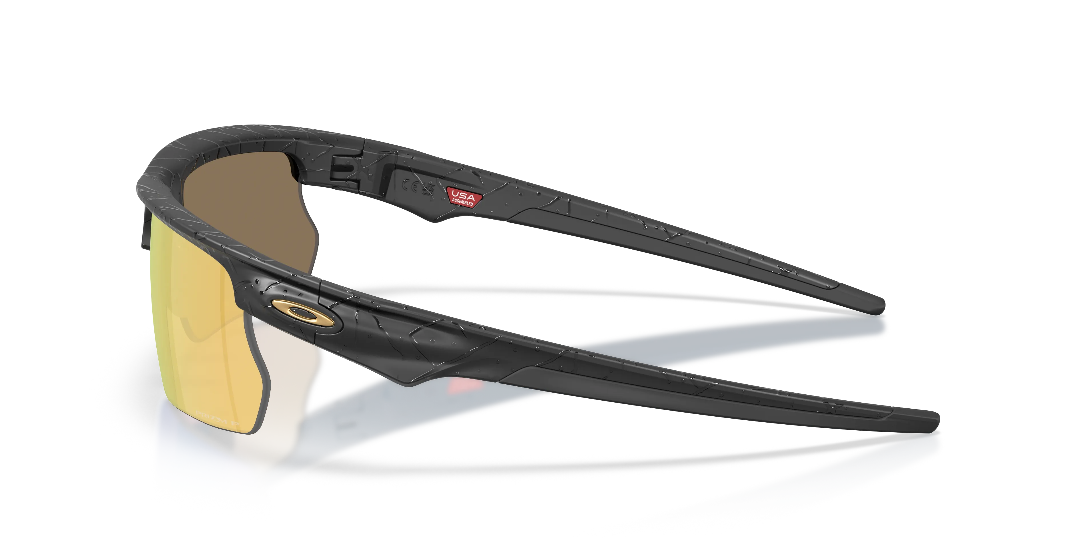 Oakley OO9400 BISPHAERA 940030 Occhiali da sole O_Matter Nero Oro Squadrata Polarizzata - immagine 4