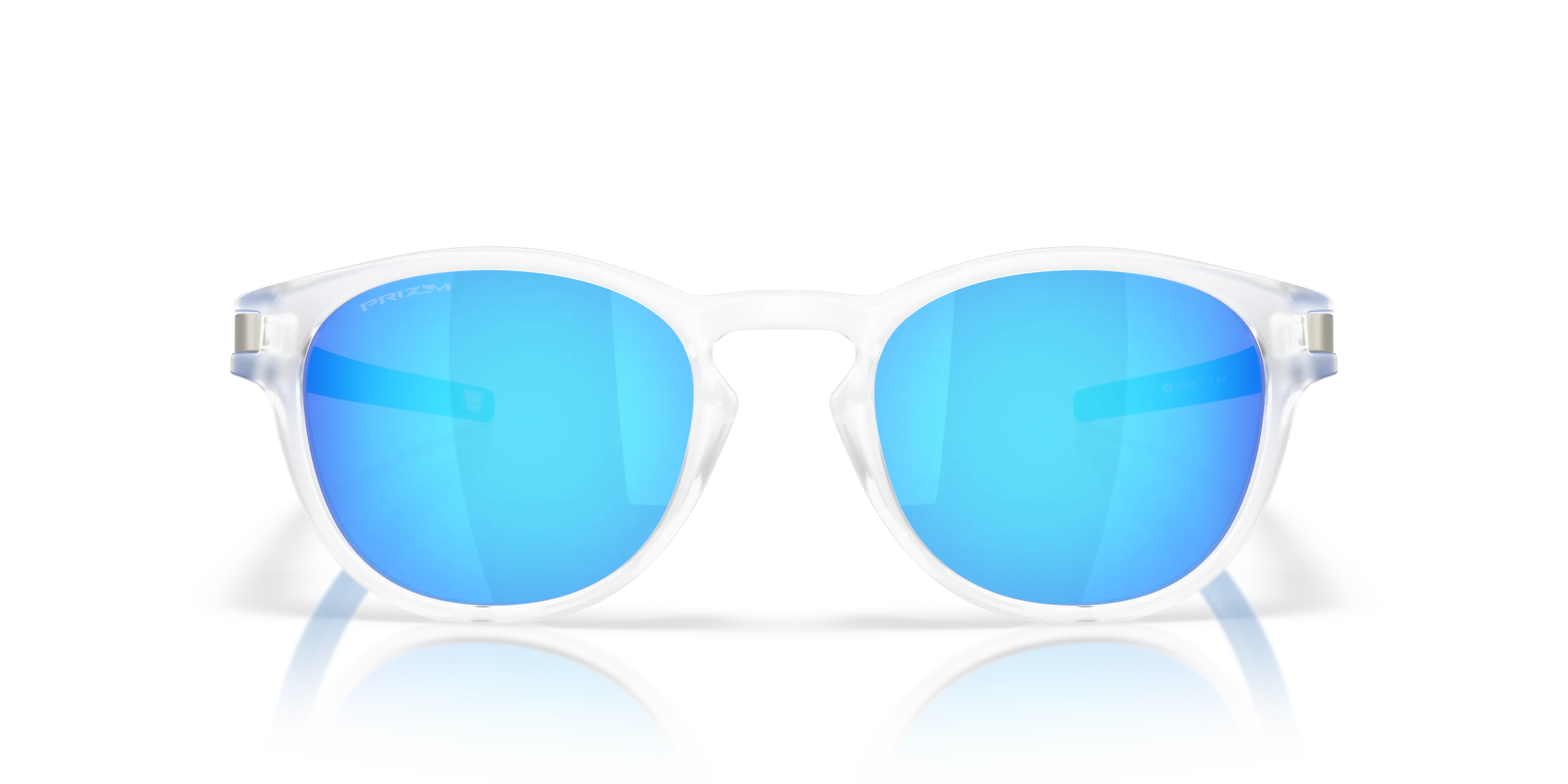 Oakley OO9265 LATCH 926576 Occhiali da sole O_Matter Trasparente Blu Rotonda Normale - immagine 3