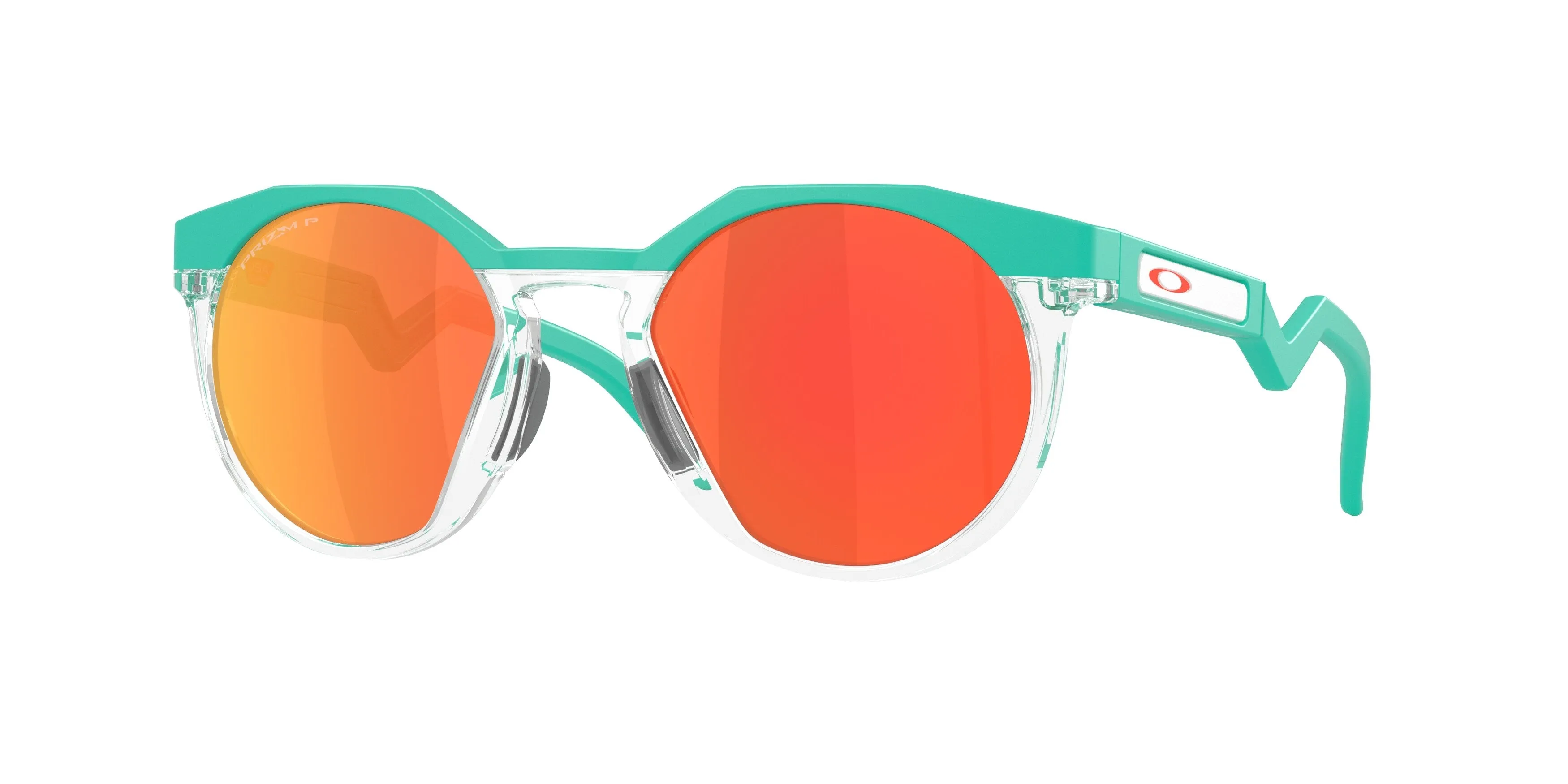 Oakley OO9242 HSTN 924223 Occhiali da sole O_Matter Blu Rosso Rotonda Polarizzata - immagine 1
