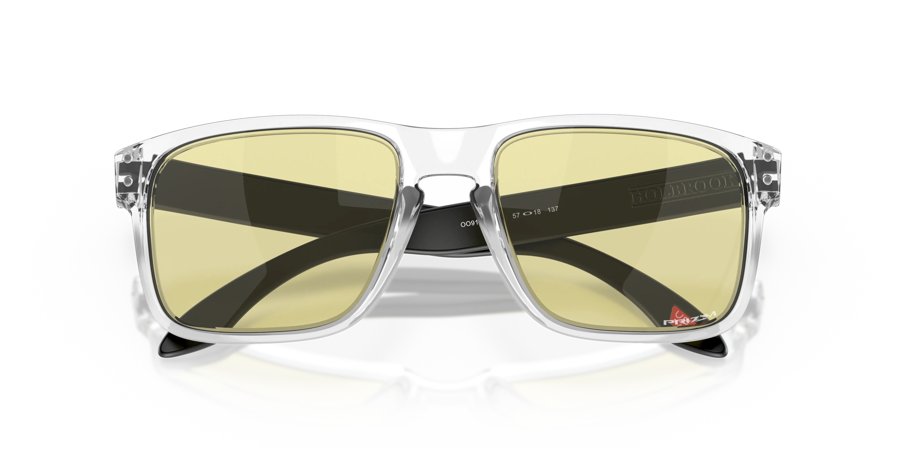 Oakley OO9102 HOLBROOK 9102X2 Occhiali da sole O_Matter Trasparente Prizm Gaming Squadrata Normale Prizm - immagine 2