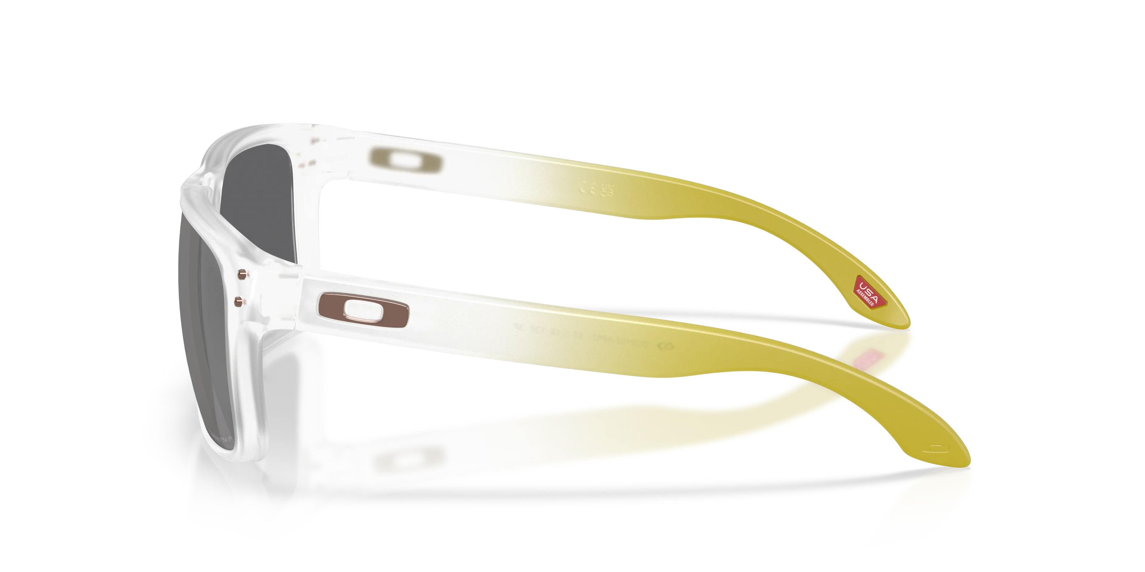 Oakley OO9102 HOLBROOK 9102AP Occhiali da sole O_Matter Trasparente Grigio Squadrata Polarizzata - immagine 4