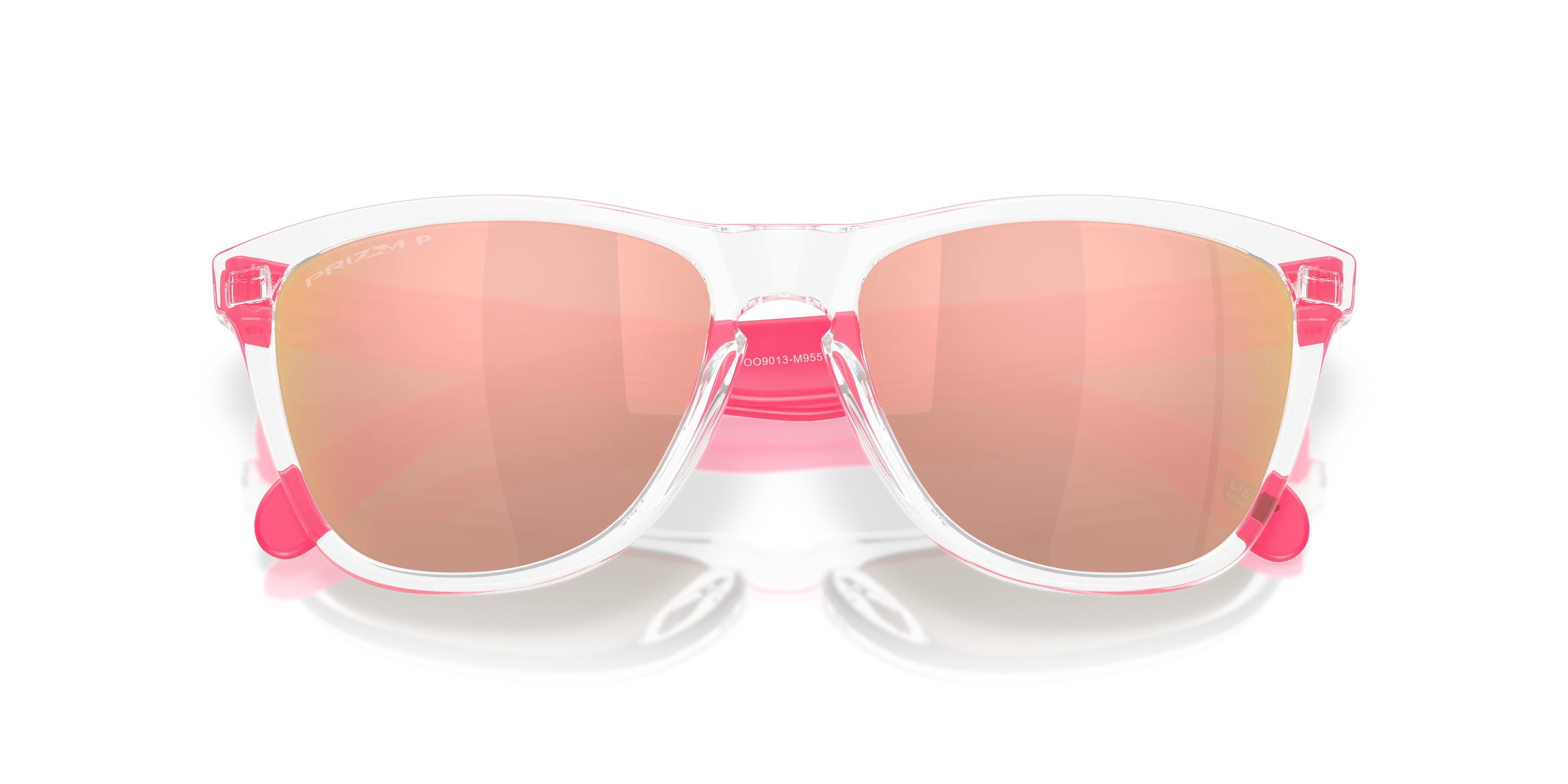 Oakley OO9013 FROGSKINS 9013M9 Occhiali da sole O_Matter Trasparente Oro Squadrata Polarizzata - immagine 2