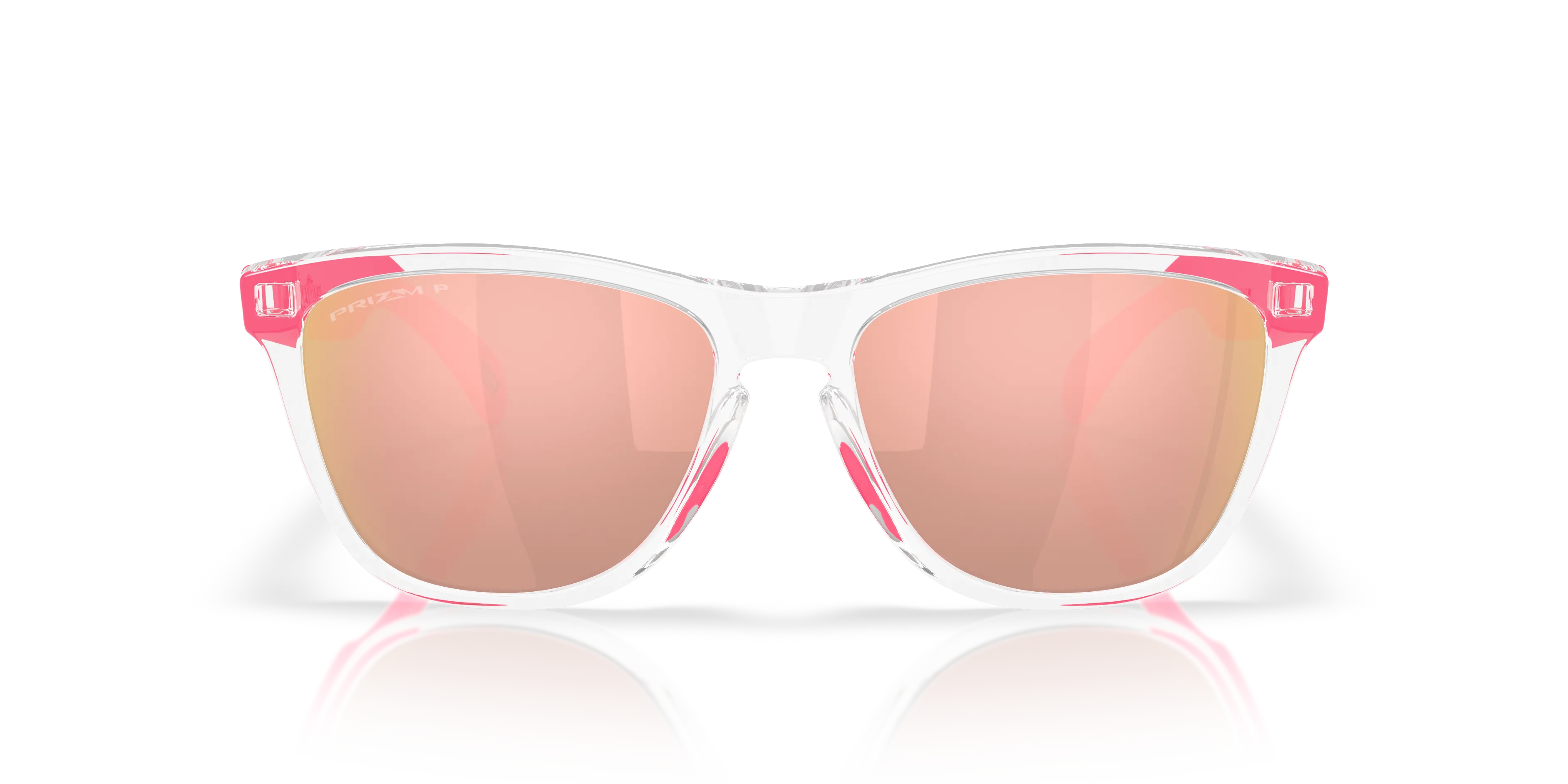 Oakley OO9013 FROGSKINS 9013M9 Occhiali da sole O_Matter Trasparente Oro Squadrata Polarizzata - immagine 3