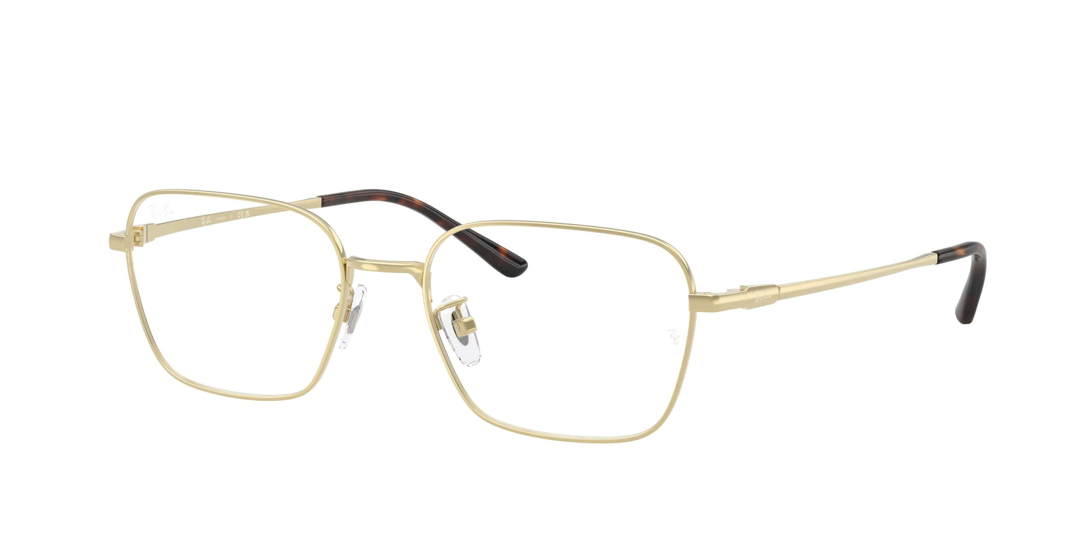 Ray - Ban RX8784D 1251 Montature da vista Titanio Oro Trasparente Squadrata Normale - immagine 1