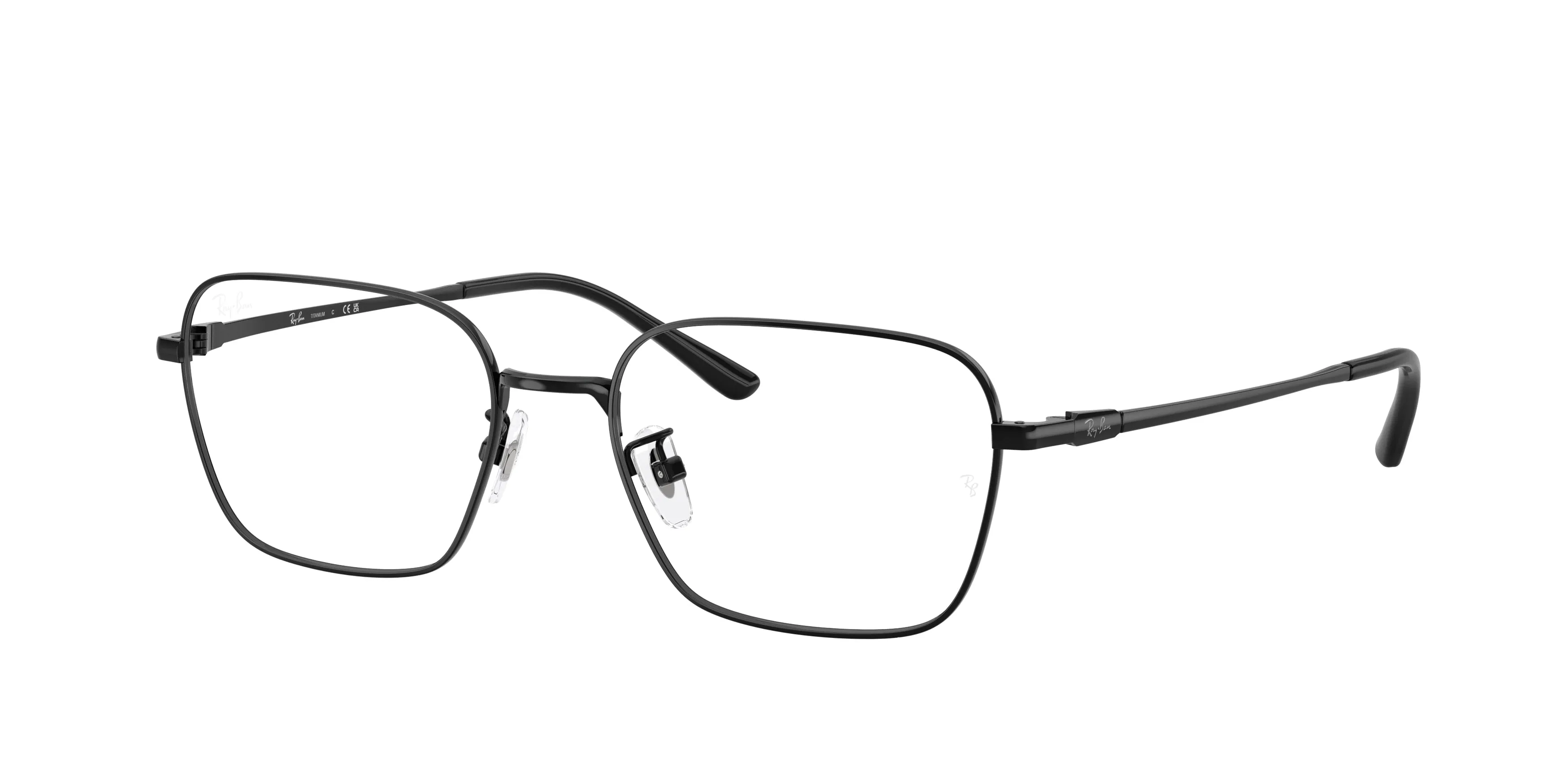 Ray - Ban RX8784D 1244 Montature da vista Titanio Nero Trasparente Squadrata Normale - immagine 1
