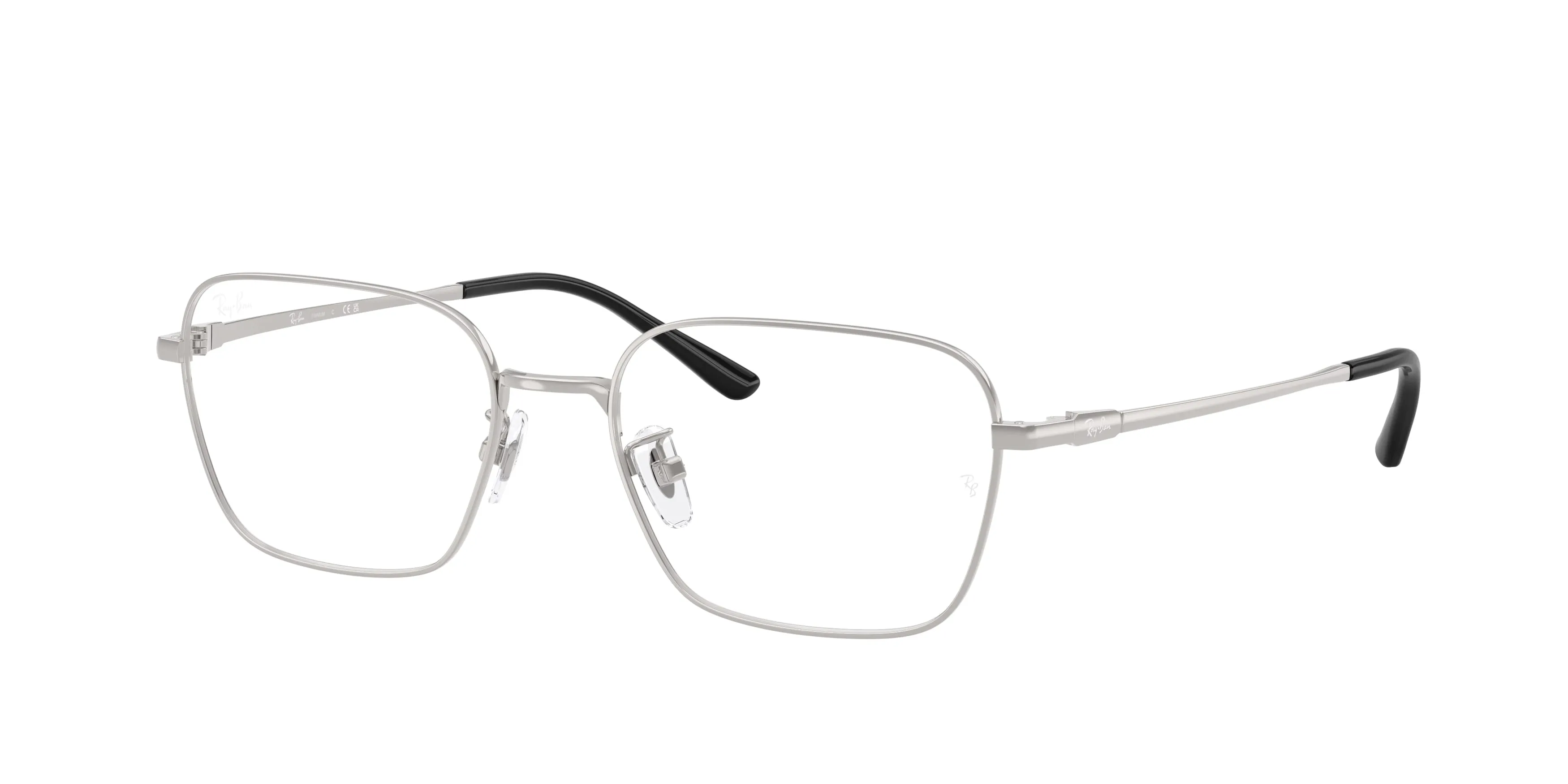 Ray - Ban RX8784D 1002 Montature da vista Titanio Argento Trasparente Squadrata Normale - immagine 1