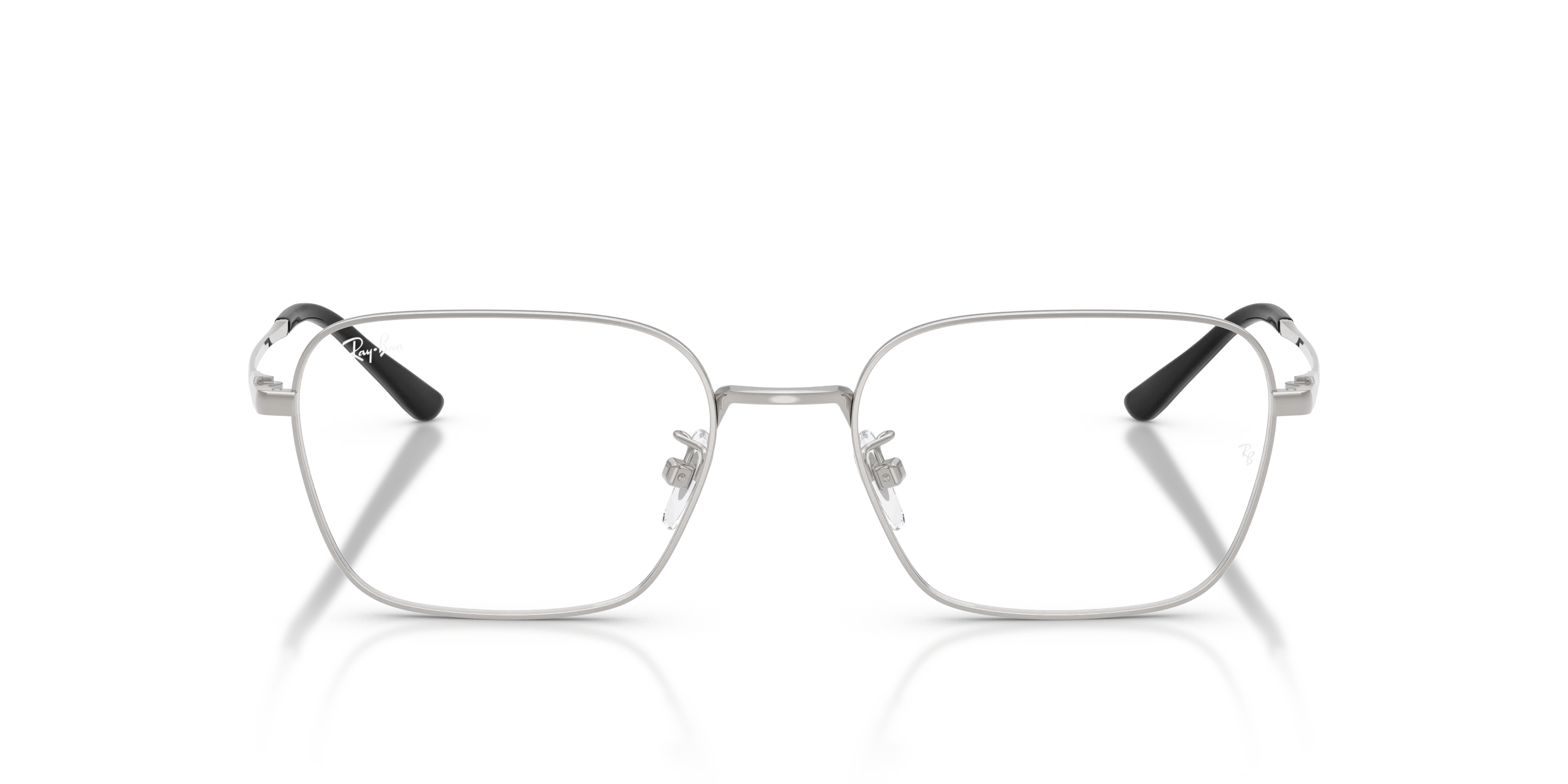 Ray - Ban RX8784D 1002 Montature da vista Titanio Argento Trasparente Squadrata Normale - immagine 3