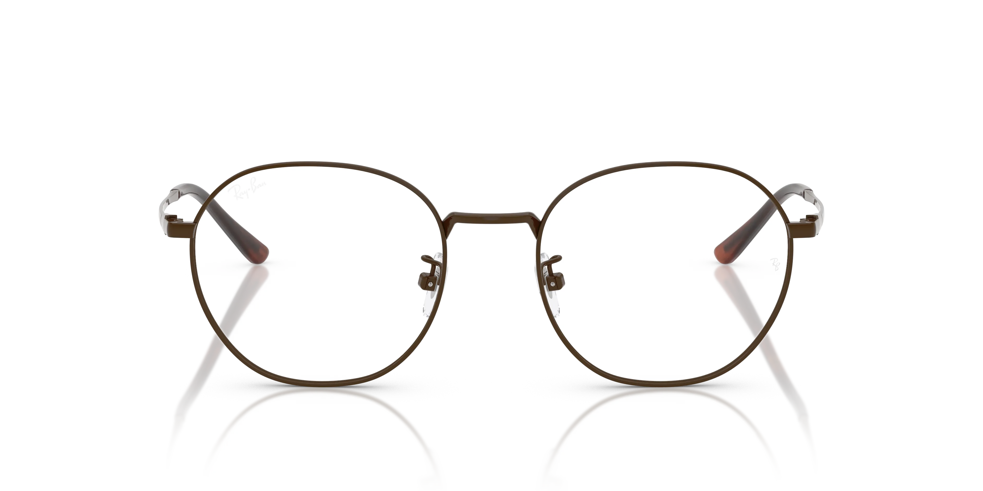 Ray - Ban RX8778D 1254 Montature da vista Titanio Marrone Trasparente Squadrata Normale - immagine 3