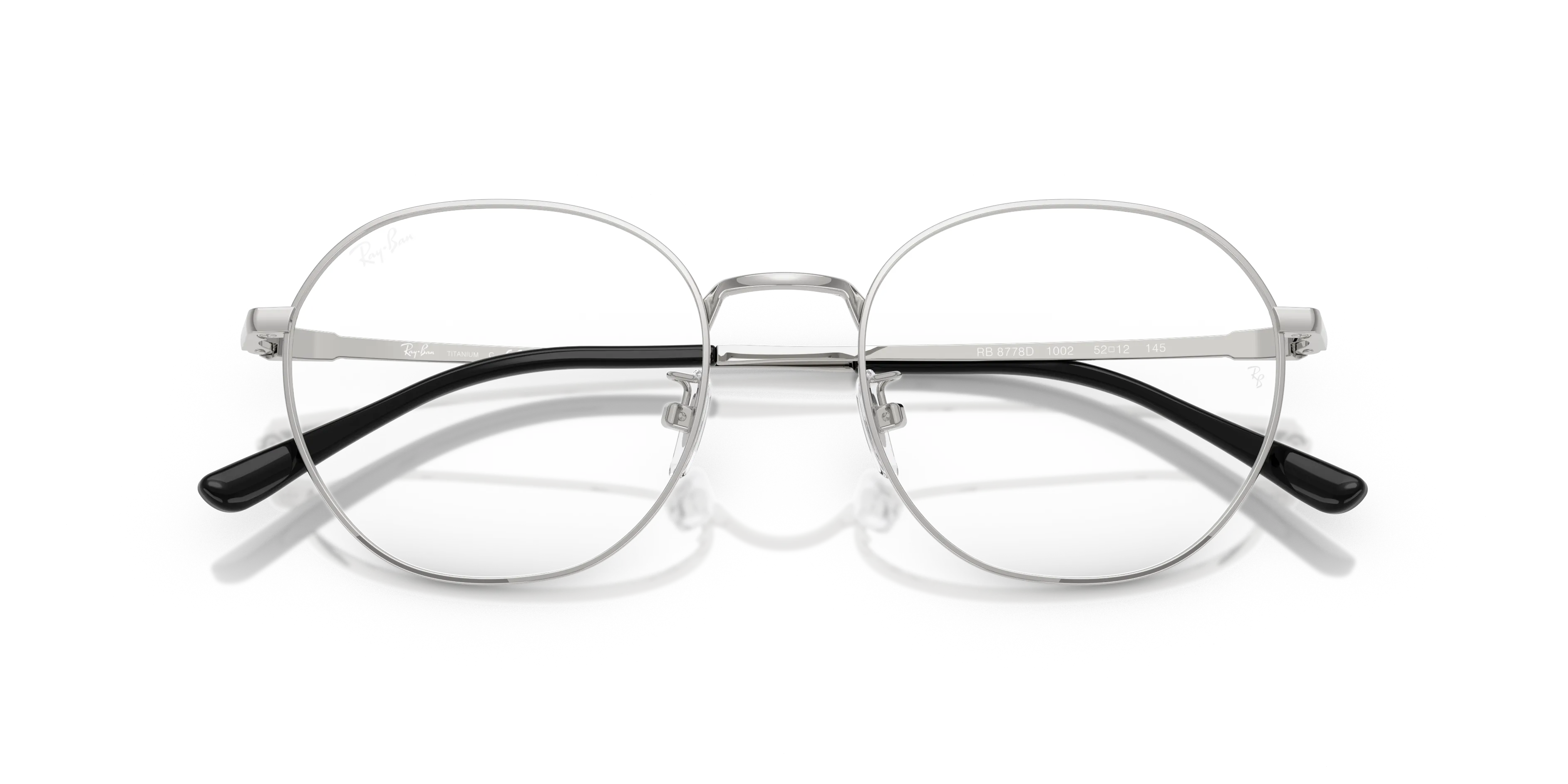 Ray - Ban RX8778D 1002 Montature da vista Titanio Argento Trasparente Squadrata Normale - immagine 2