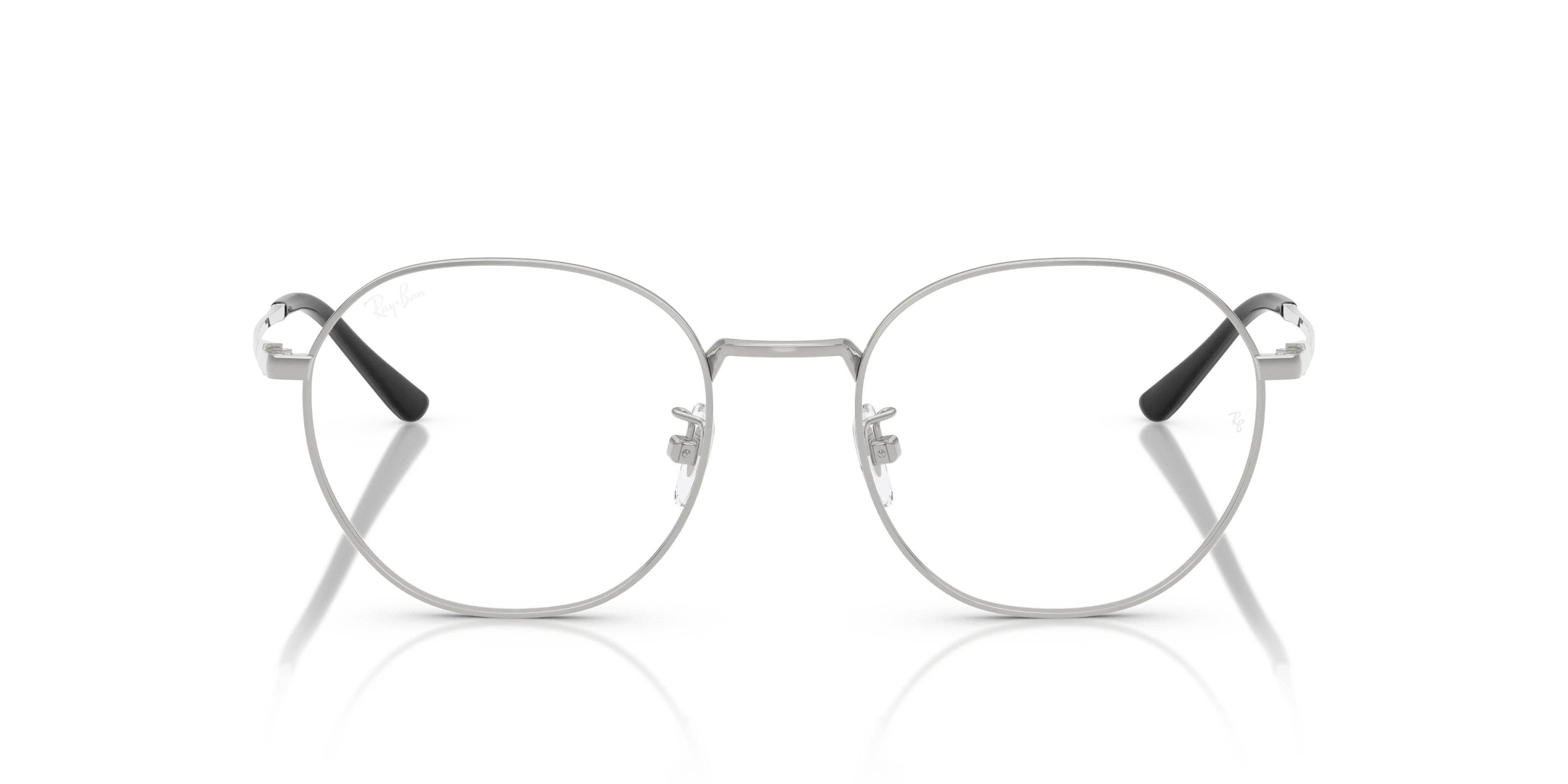 Ray - Ban RX8778D 1002 Montature da vista Titanio Argento Trasparente Squadrata Normale - immagine 3