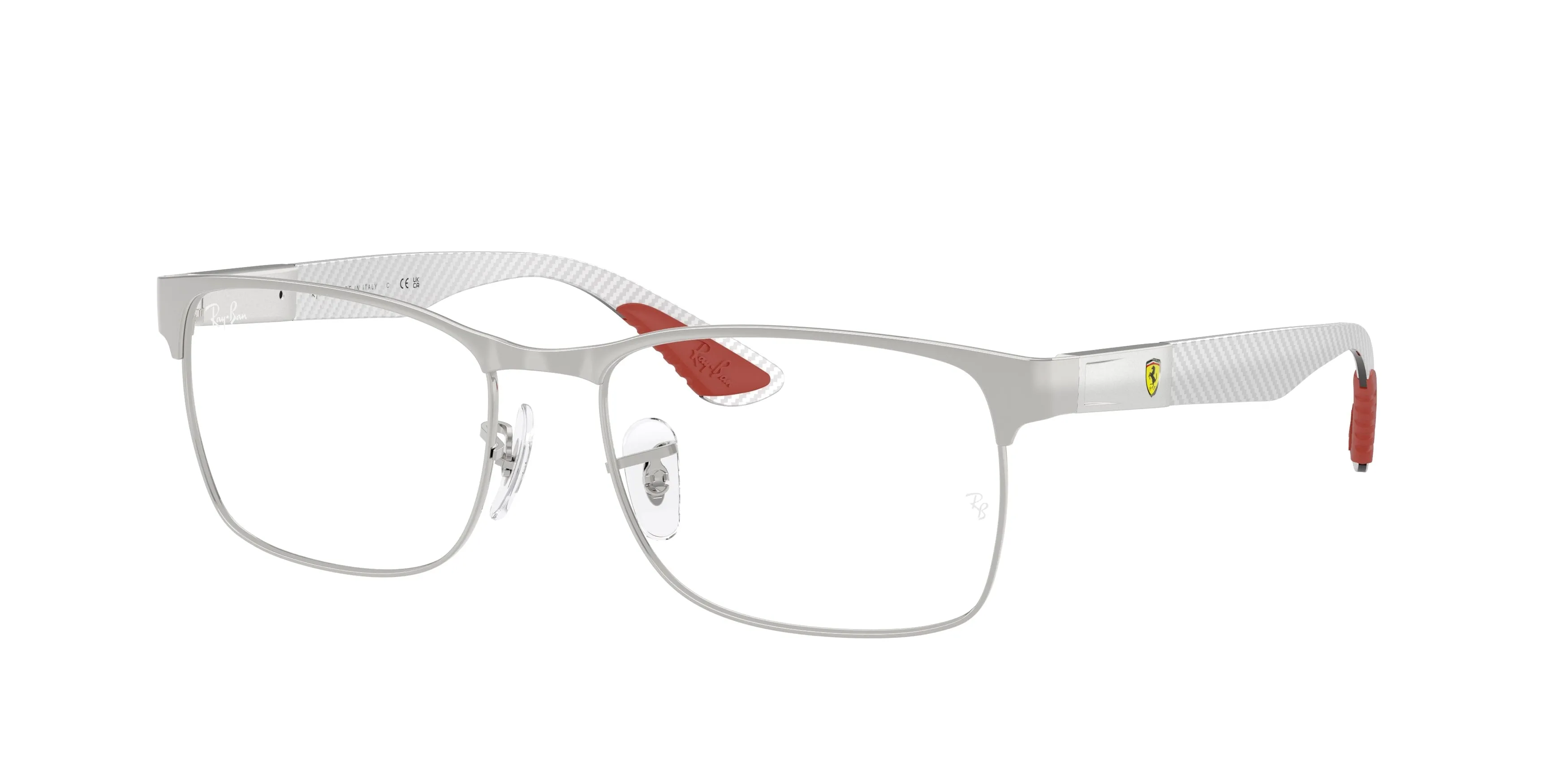 Ray - Ban RX8425M F131 Montature da vista Metallo Argento Trasparente Pillow Normale - immagine 1