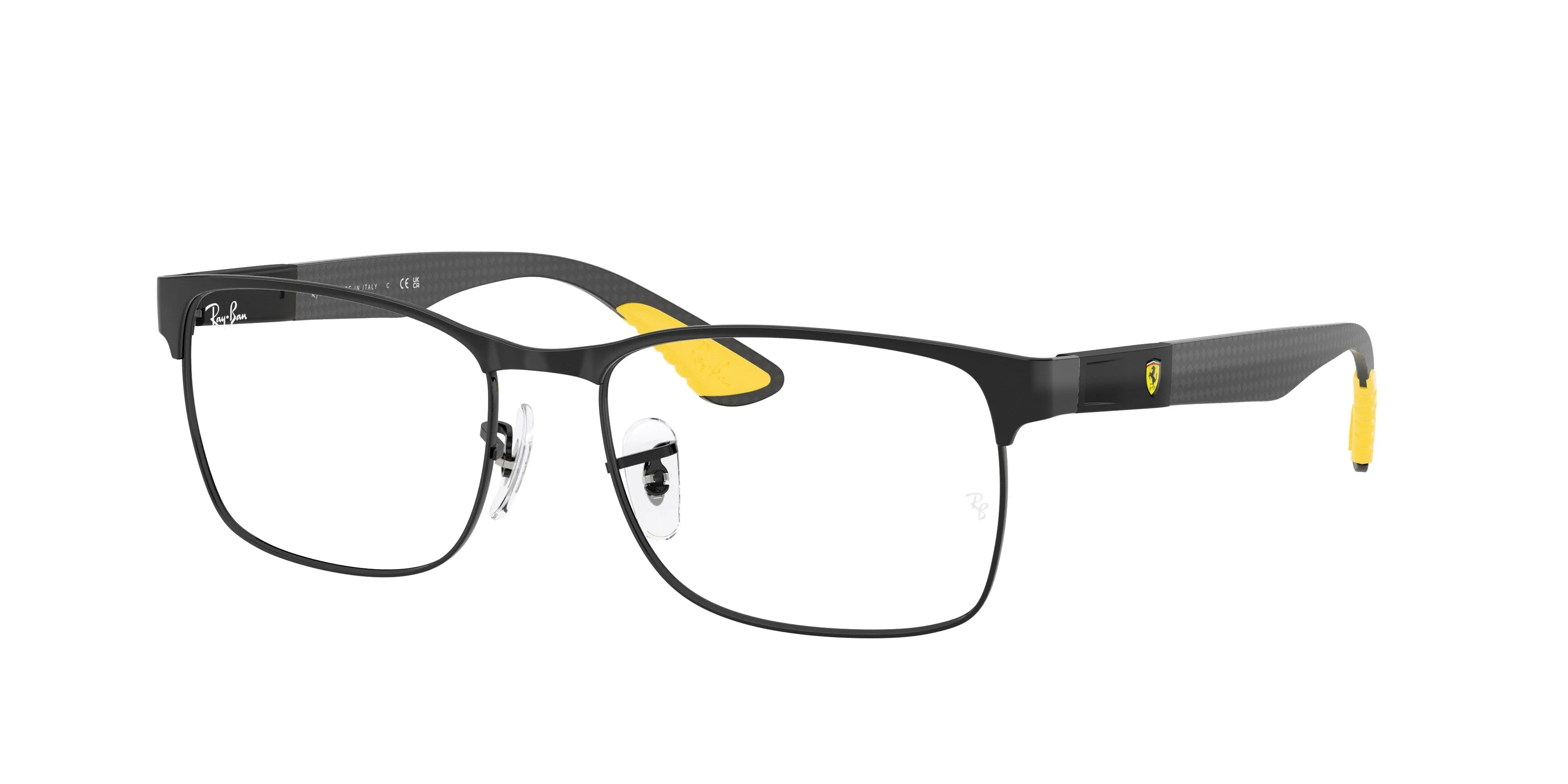 Ray - Ban RX8425M F120 Montature da vista Metallo Nero Trasparente Pillow Normale - immagine 1