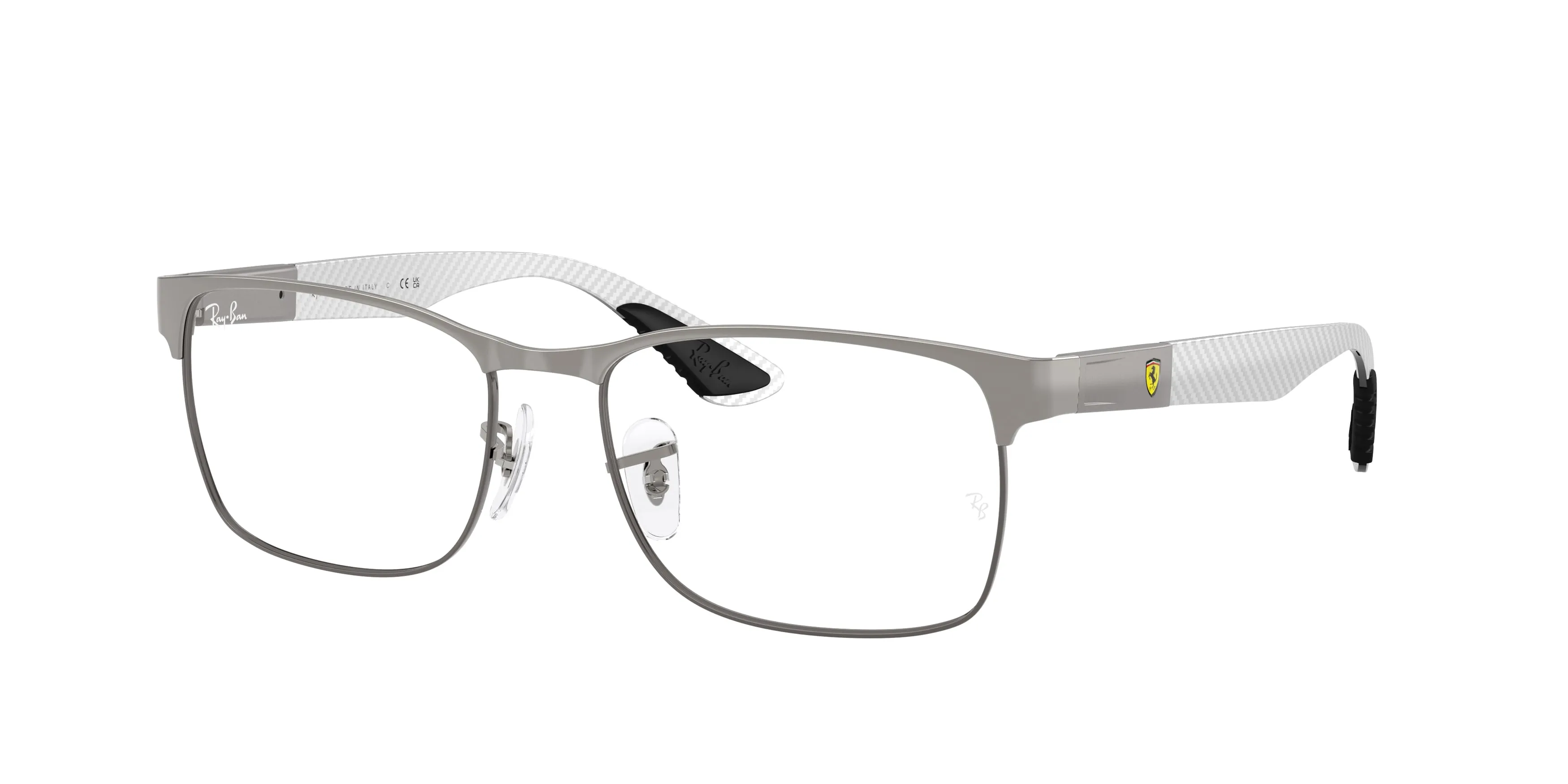 Ray - Ban RX8425M F099 Montature da vista Metallo Grigio Trasparente Pillow Normale - immagine 1