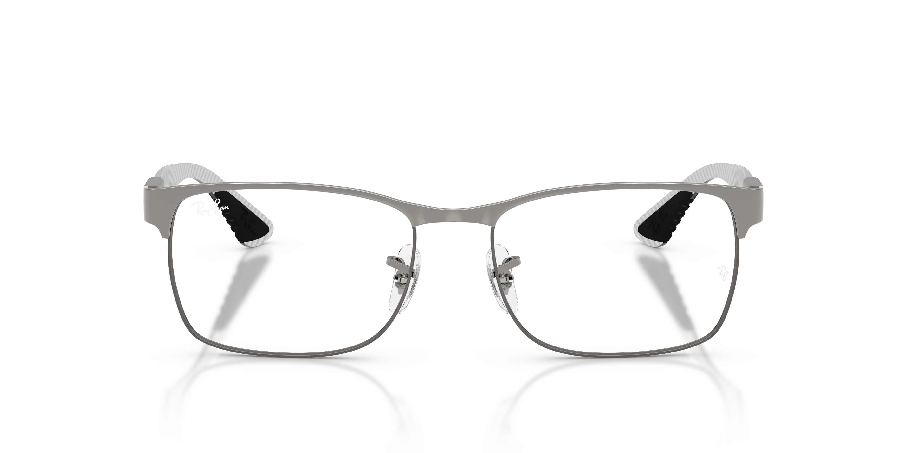 Ray - Ban RX8425M F099 Montature da vista Metallo Grigio Trasparente Pillow Normale - immagine 3