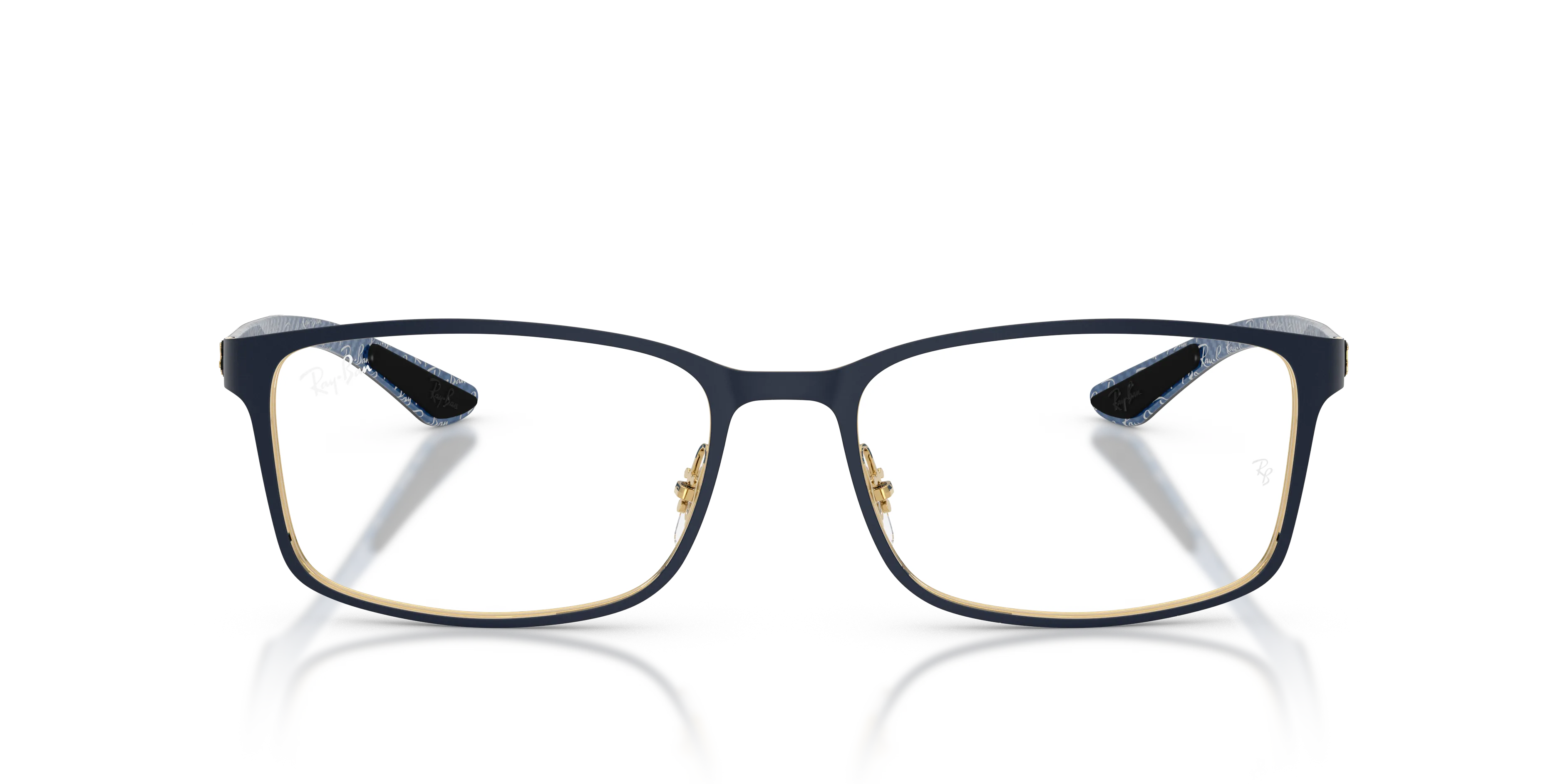 Ray - Ban RX8424 3226 Montature da vista Metallo Blu Trasparente Squadrata Normale - immagine 3