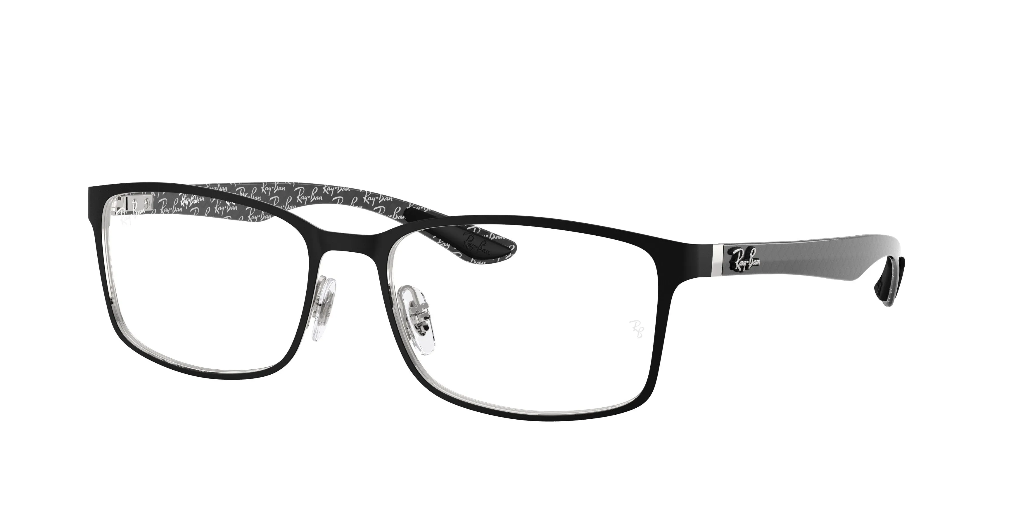 Ray - Ban RX8424 2997 Montature da vista Metallo Nero Trasparente Squadrata Normale - immagine 1