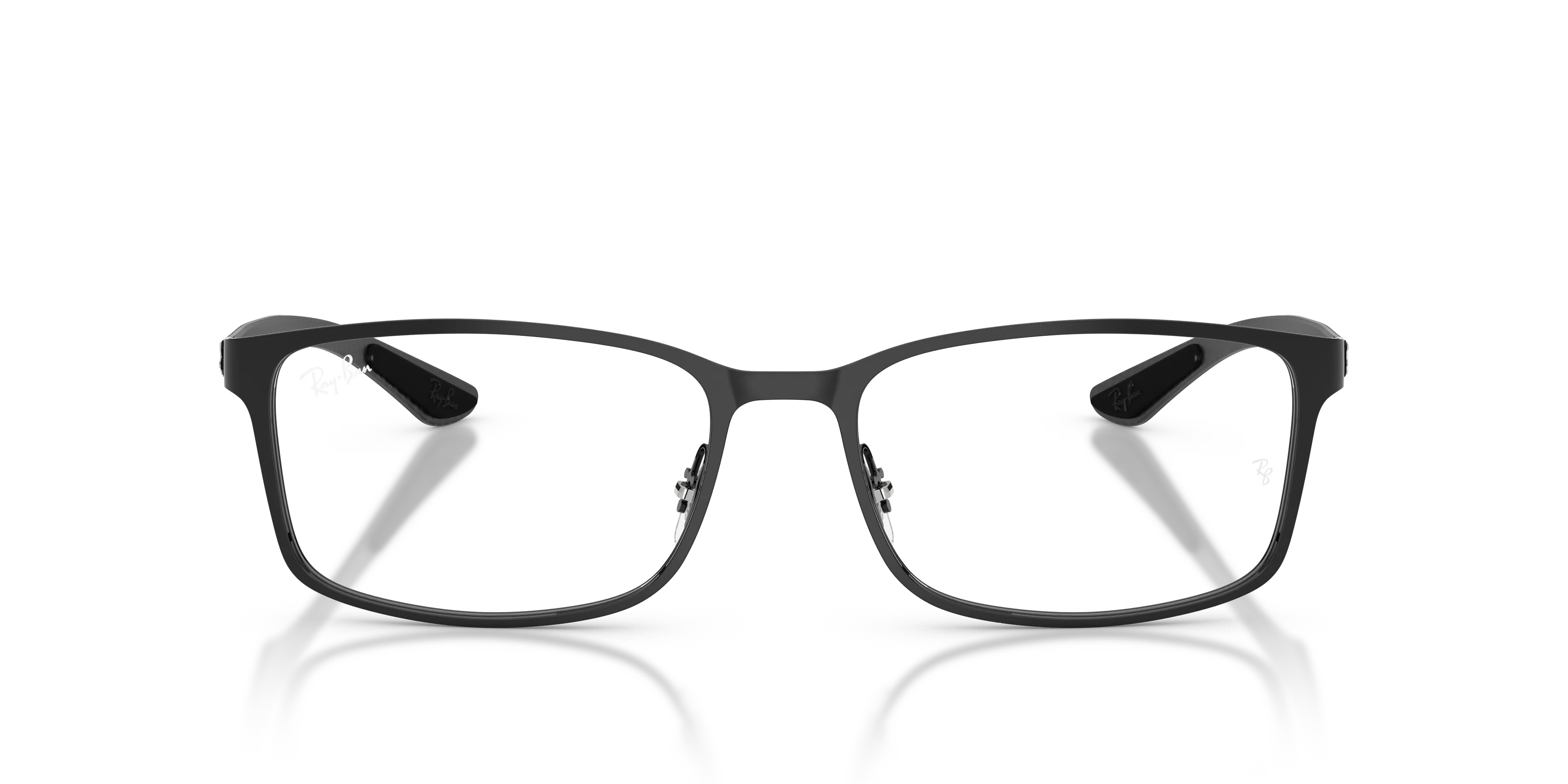 Ray - Ban RX8424 2509 Montature da vista Metallo Nero Trasparente Squadrata Normale - immagine 3