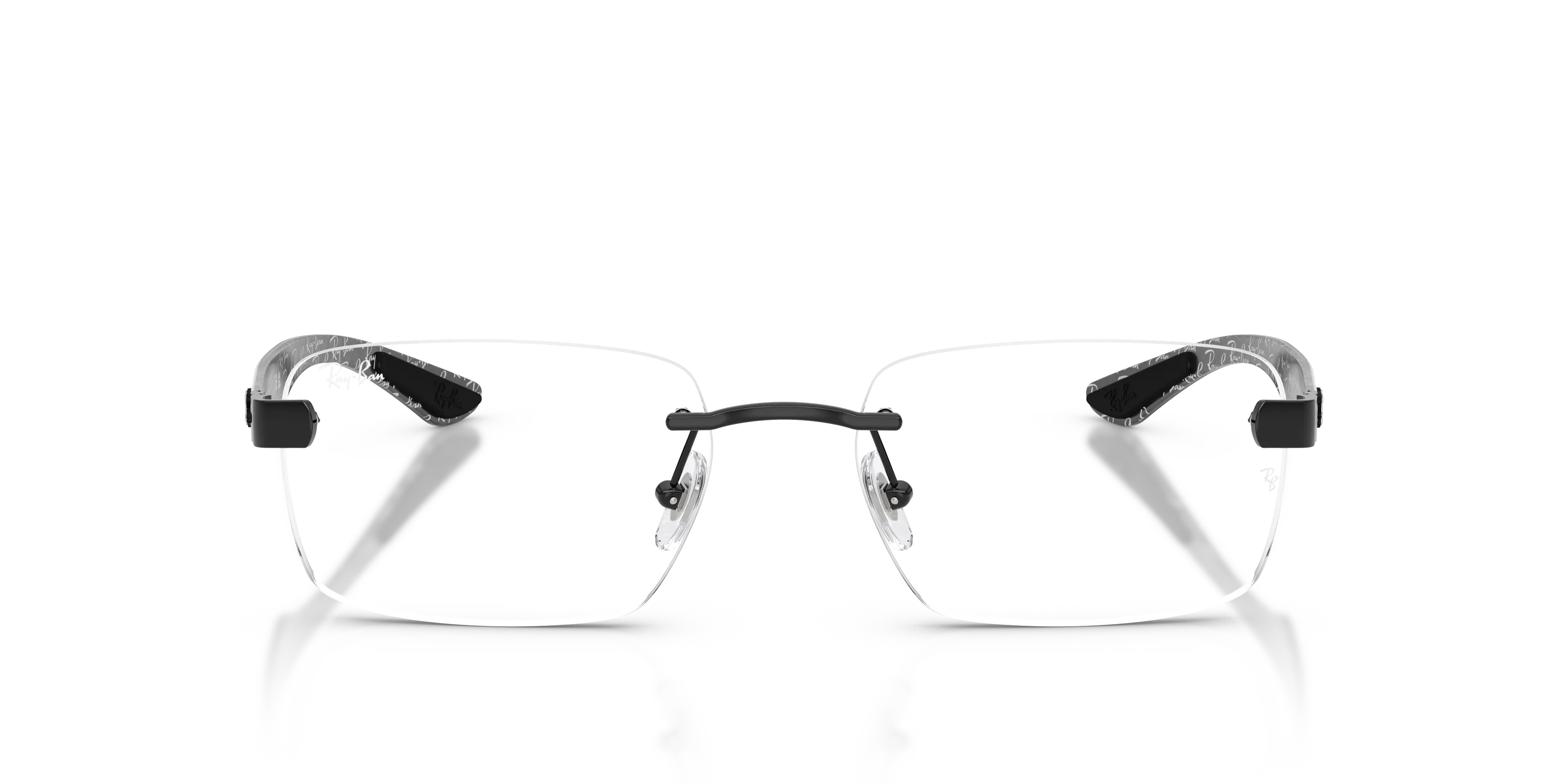 Ray - Ban RX8423 2509 Montature da vista Metallo Nero Trasparente Squadrata Normale - immagine 3