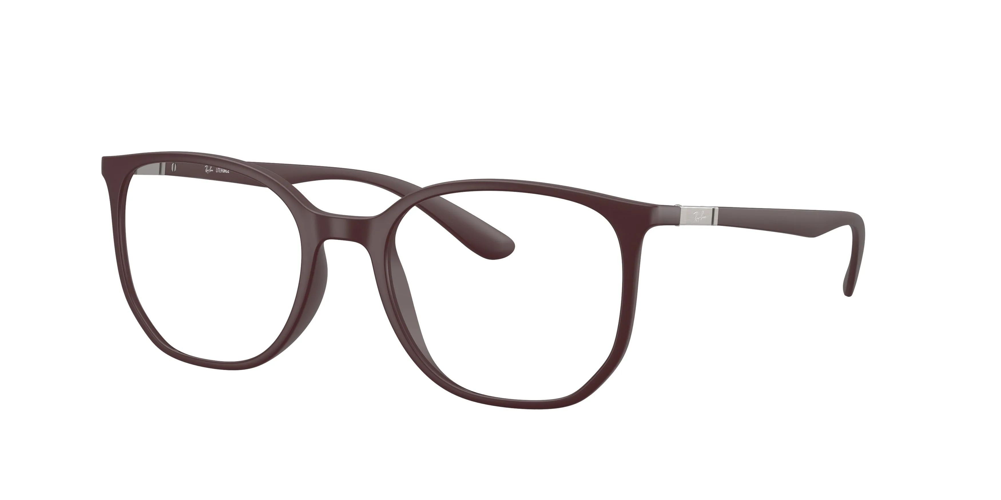 Ray - Ban RX7397 8088 Montature da vista Peek Viola Trasparente Geometrica Normale - immagine 1