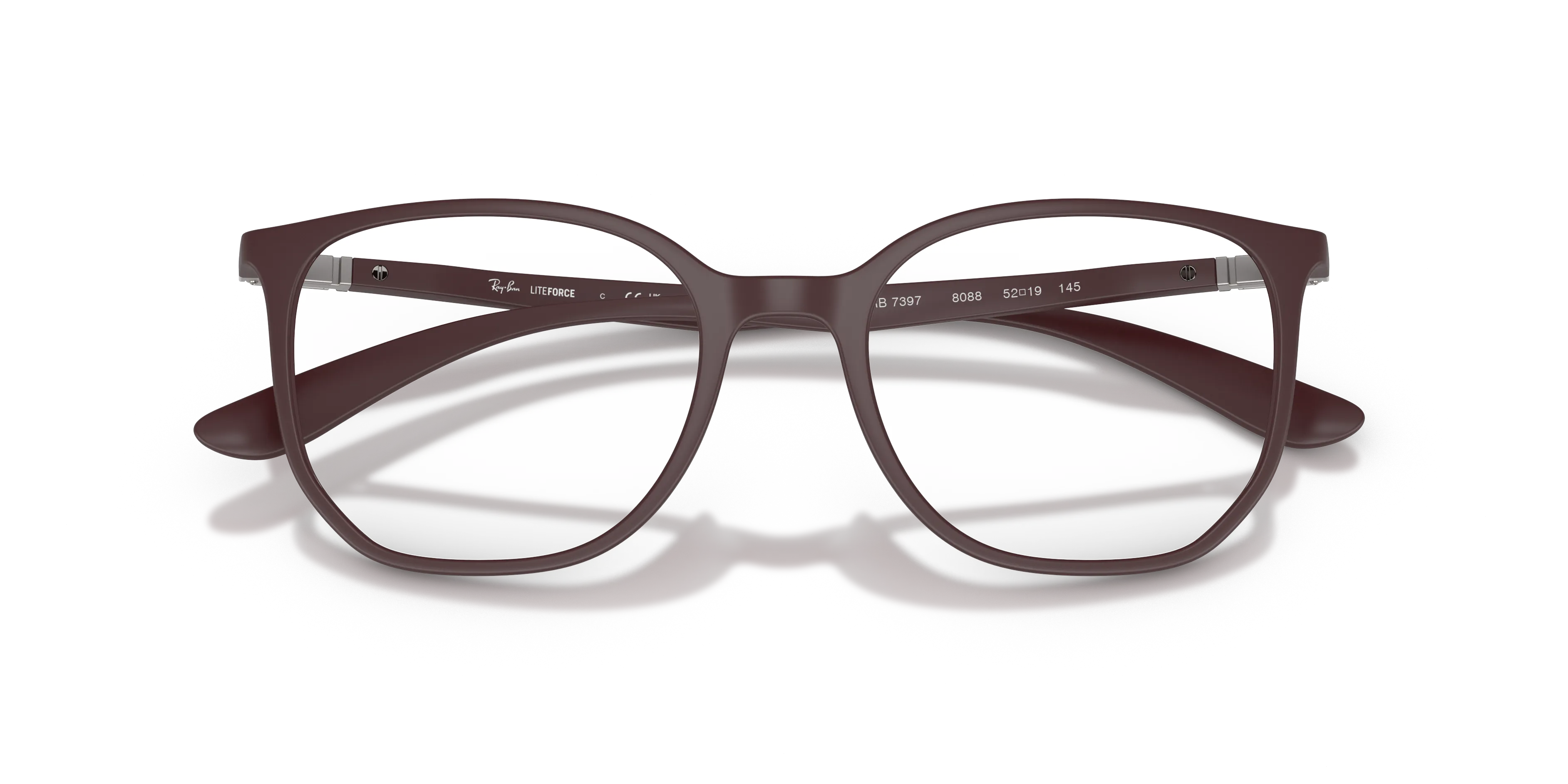 Ray - Ban RX7397 8088 Montature da vista Peek Viola Trasparente Geometrica Normale - immagine 2