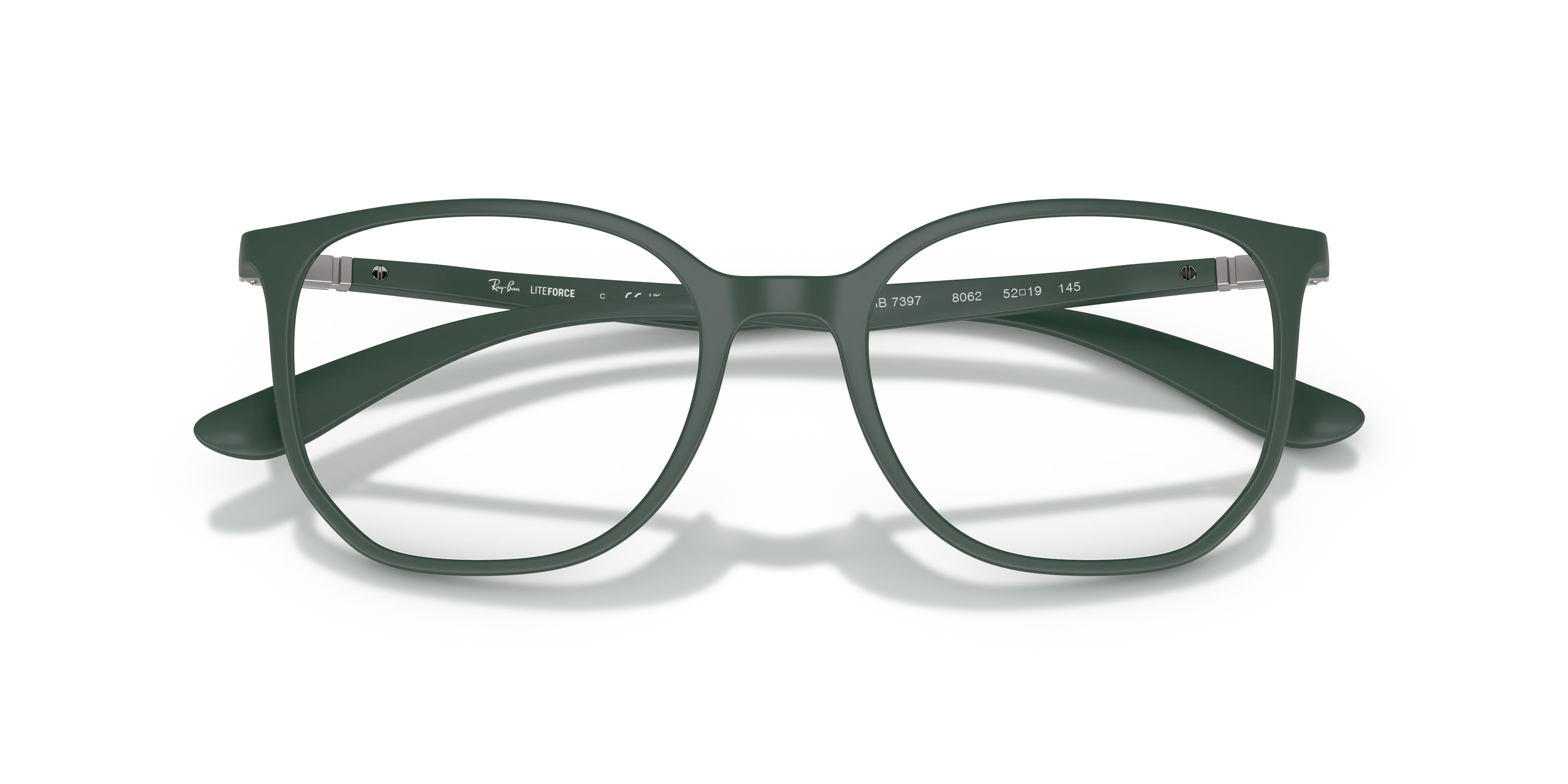 Ray - Ban RX7397 8062 Montature da vista Peek Verde Trasparente Geometrica Normale - immagine 2