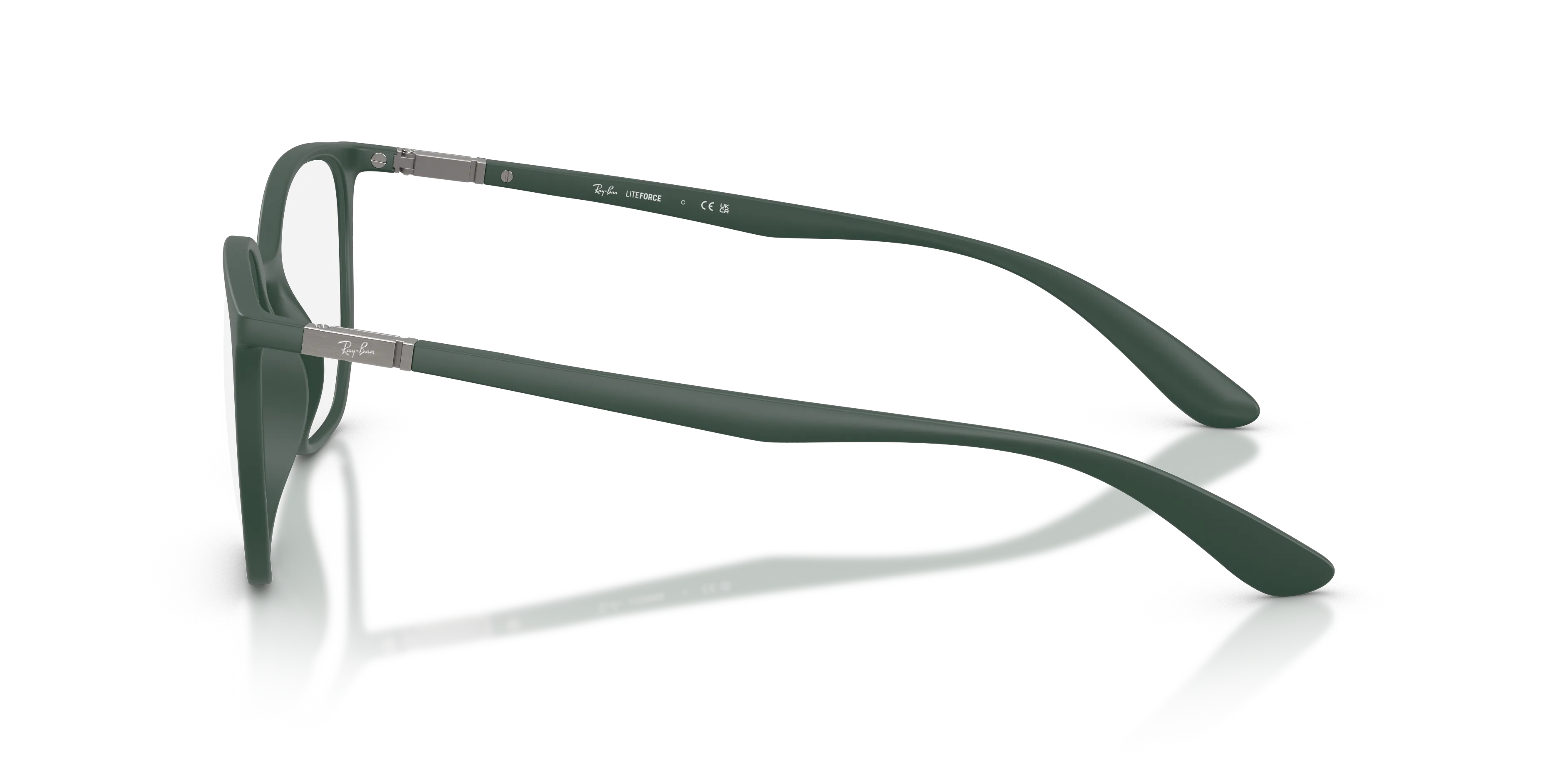 Ray - Ban RX7397 8062 Montature da vista Peek Verde Trasparente Geometrica Normale - immagine 4