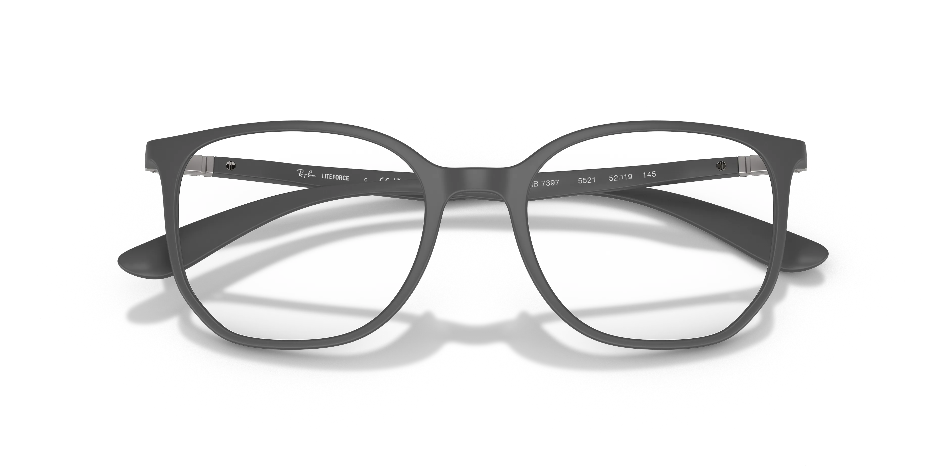 Ray - Ban RX7397 5521 Montature da vista Peek Grigio Trasparente Geometrica Normale - immagine 2
