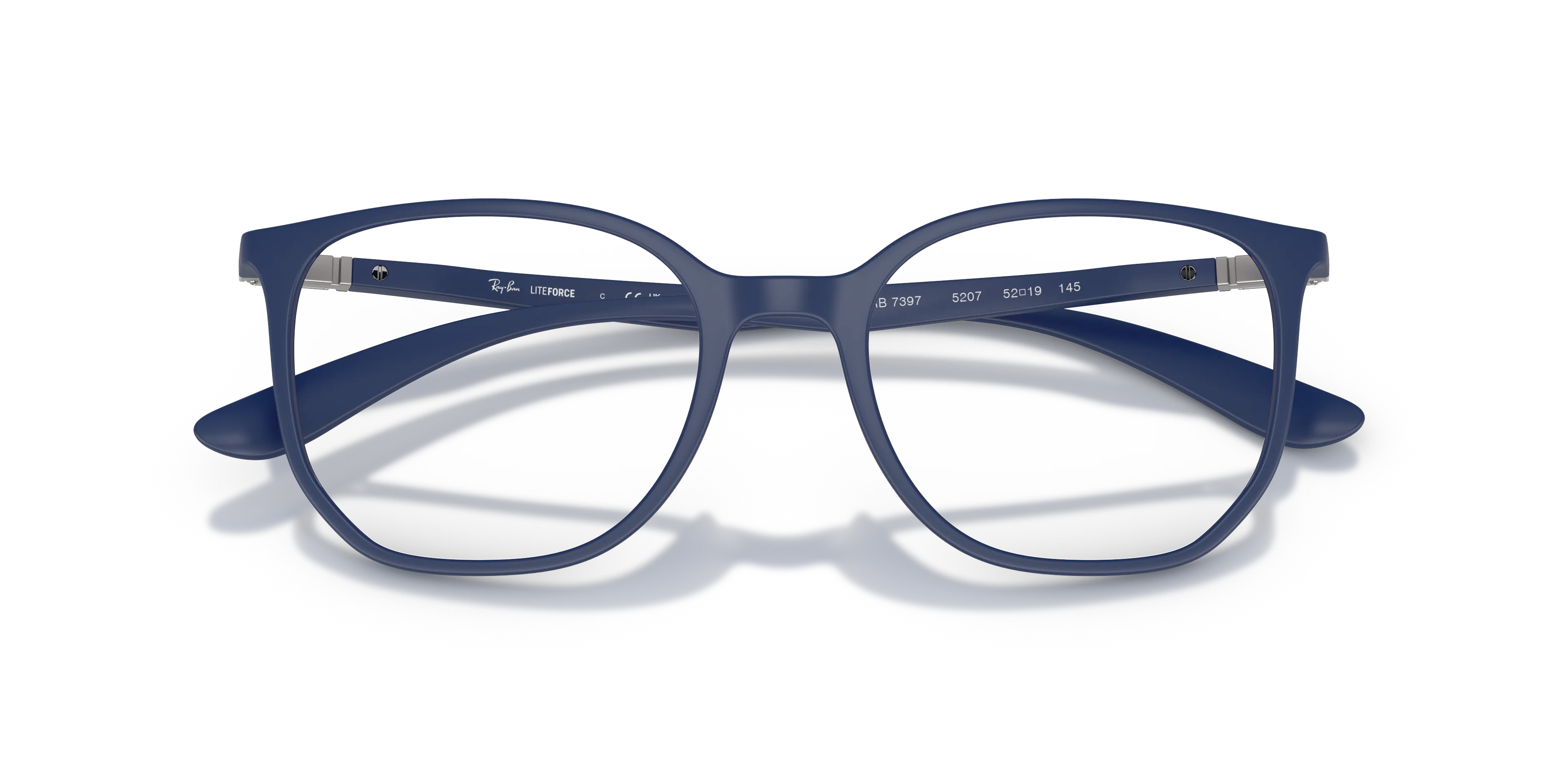 Ray - Ban RX7397 5207 Montature da vista Peek Blu Trasparente Geometrica Normale - immagine 2