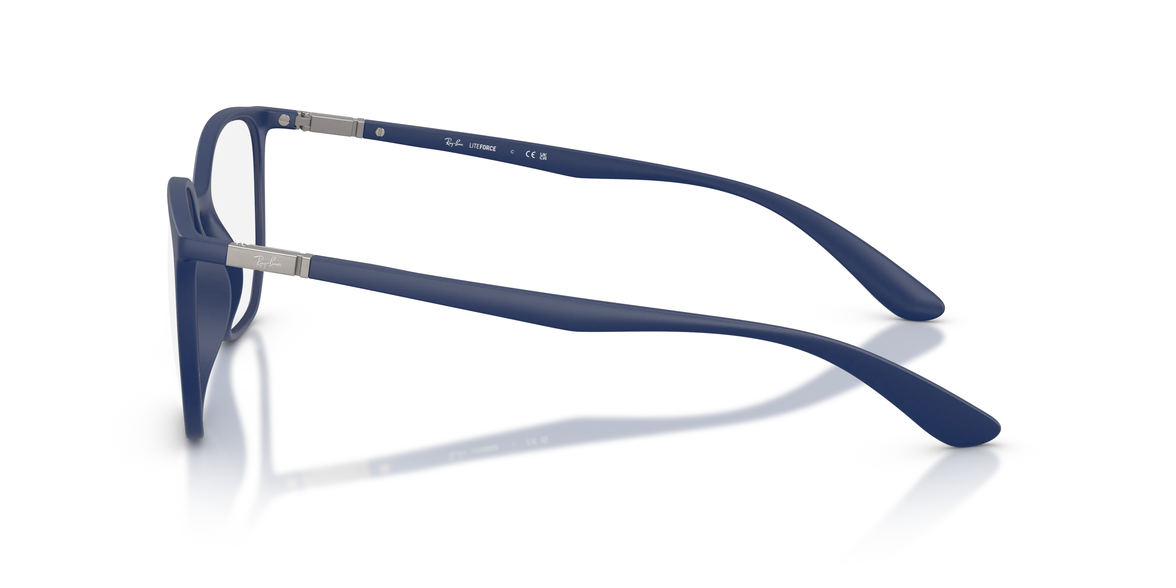 Ray - Ban RX7397 5207 Montature da vista Peek Blu Trasparente Geometrica Normale - immagine 4