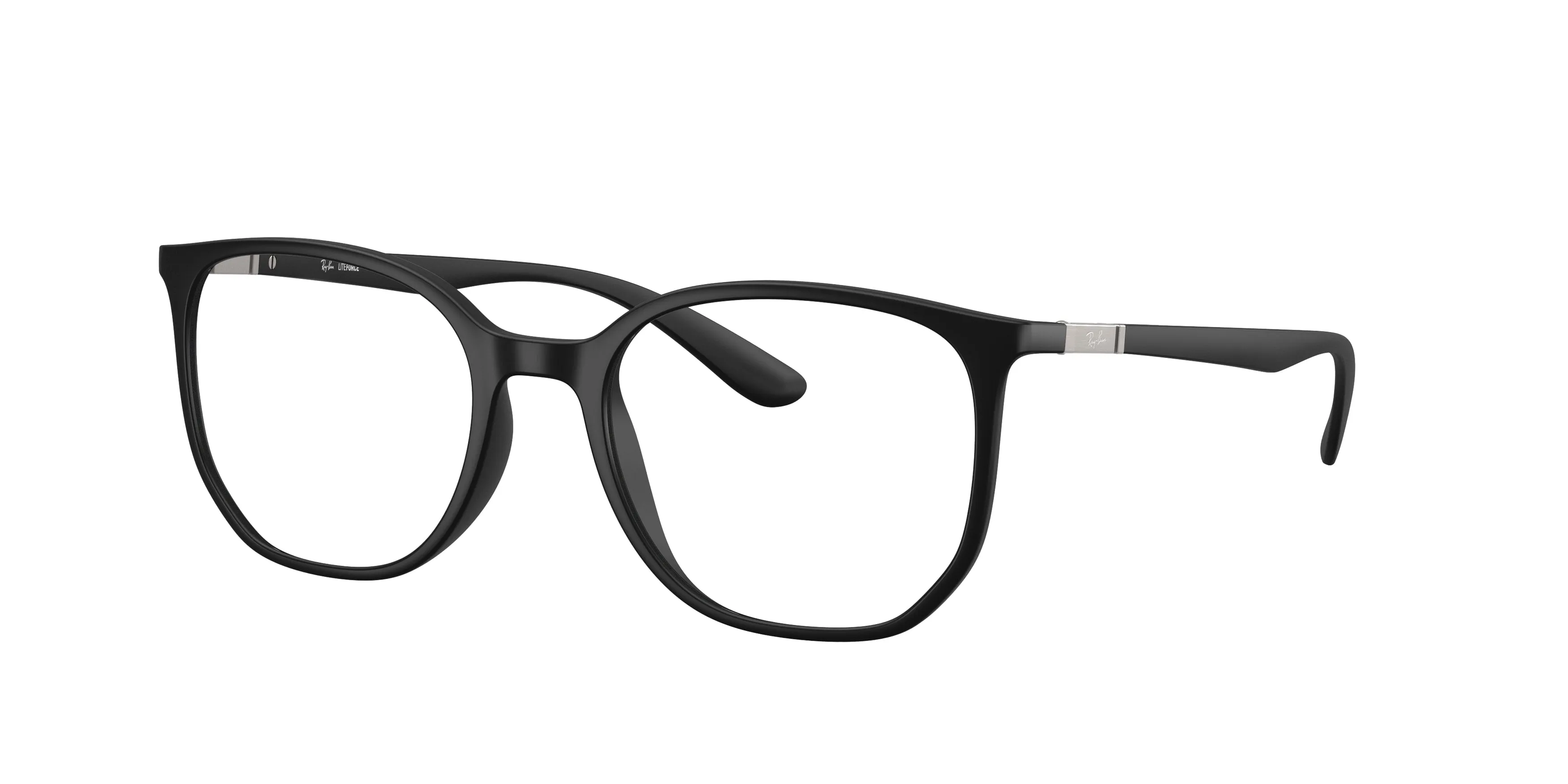Ray - Ban RX7397 5204 Montature da vista Peek Nero Trasparente Geometrica Normale - immagine 1