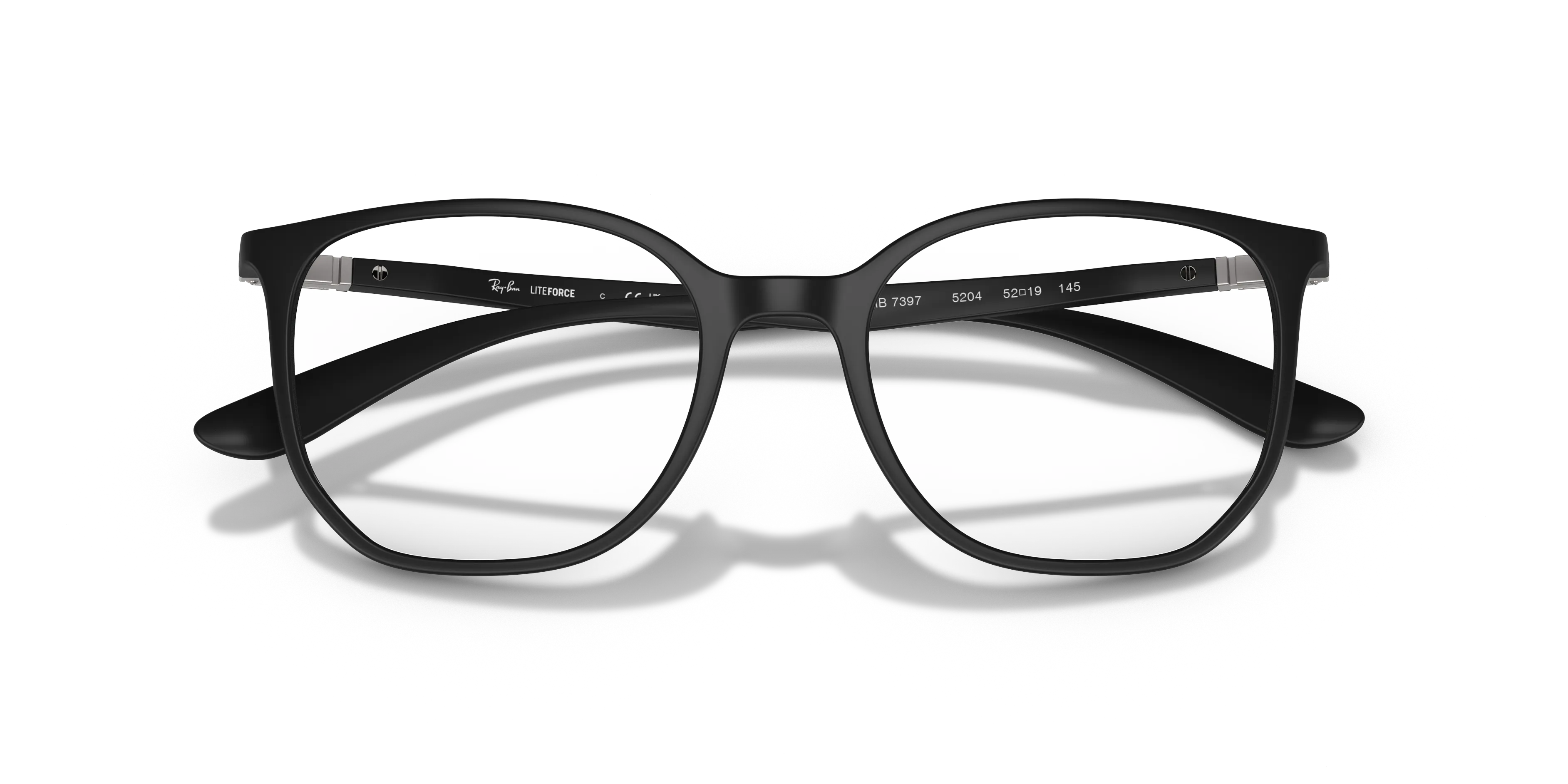 Ray - Ban RX7397 5204 Montature da vista Peek Nero Trasparente Geometrica Normale - immagine 2