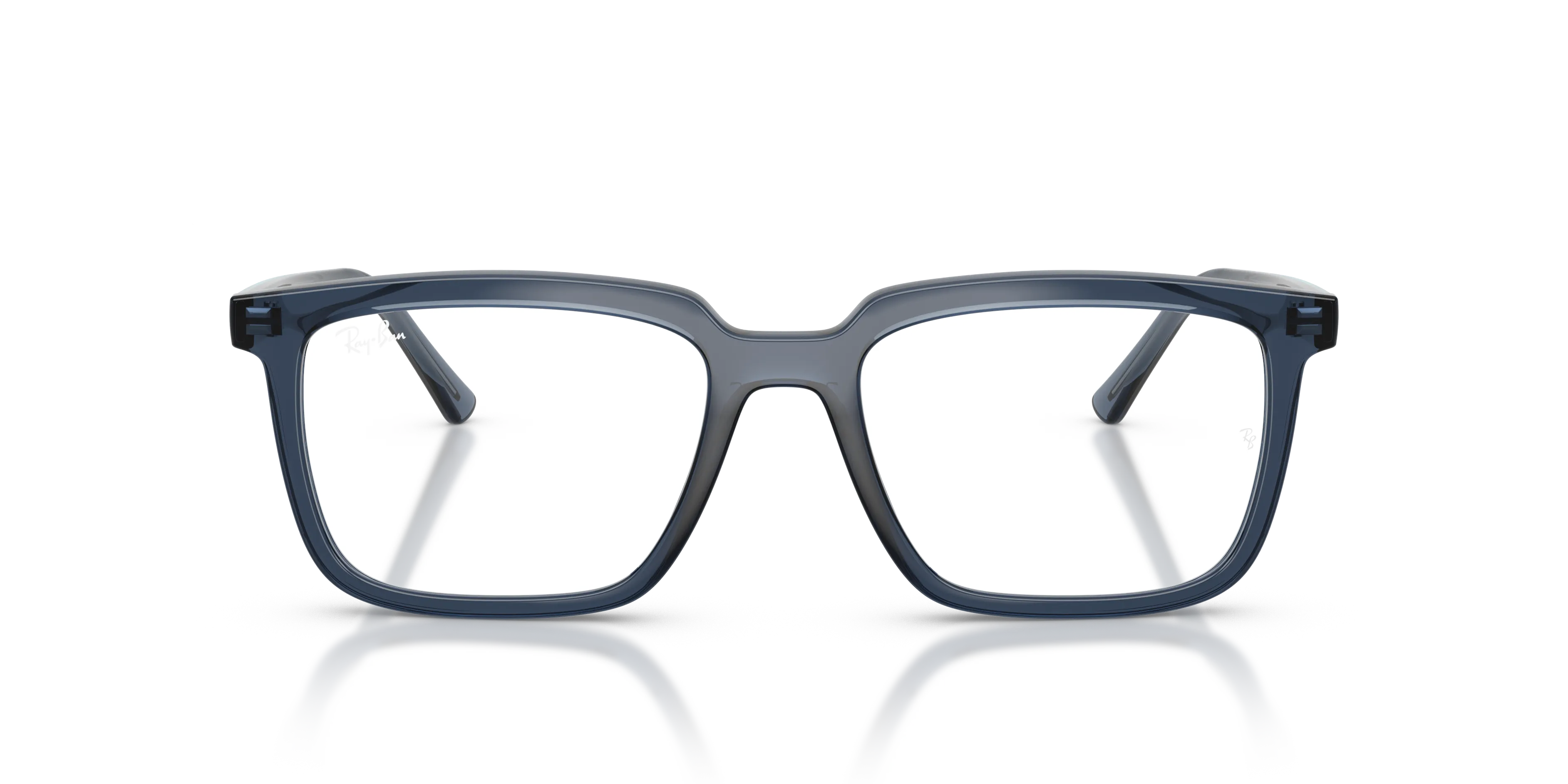Ray - Ban RX7239 ALAIN 8223 Montature da vista Acetato Blu Trasparente Squadrata Normale - immagine 3