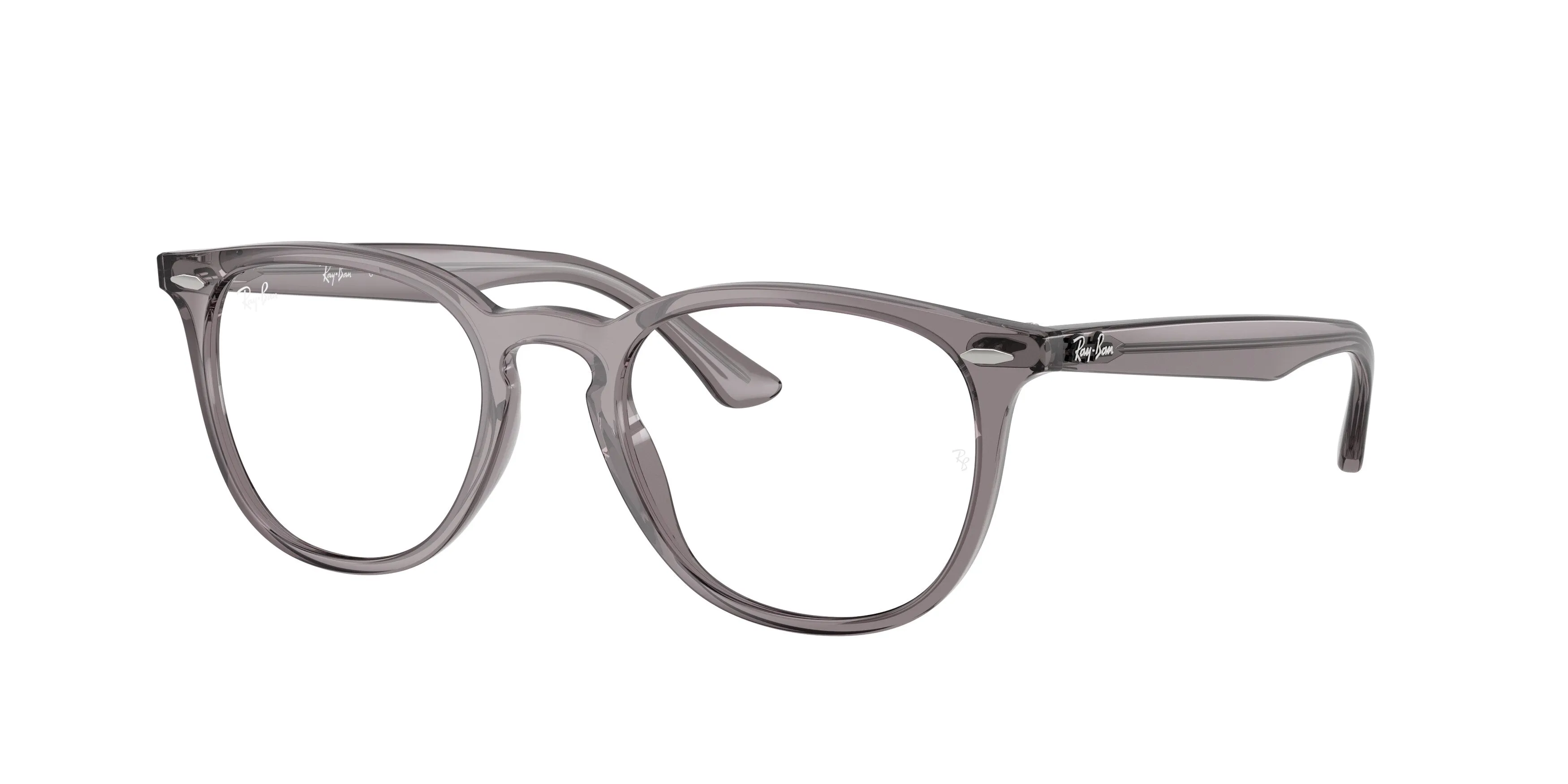 Ray - Ban RX7159 8257 Montature da vista Acetato Grigio Trasparente Pantos Normale - immagine 1