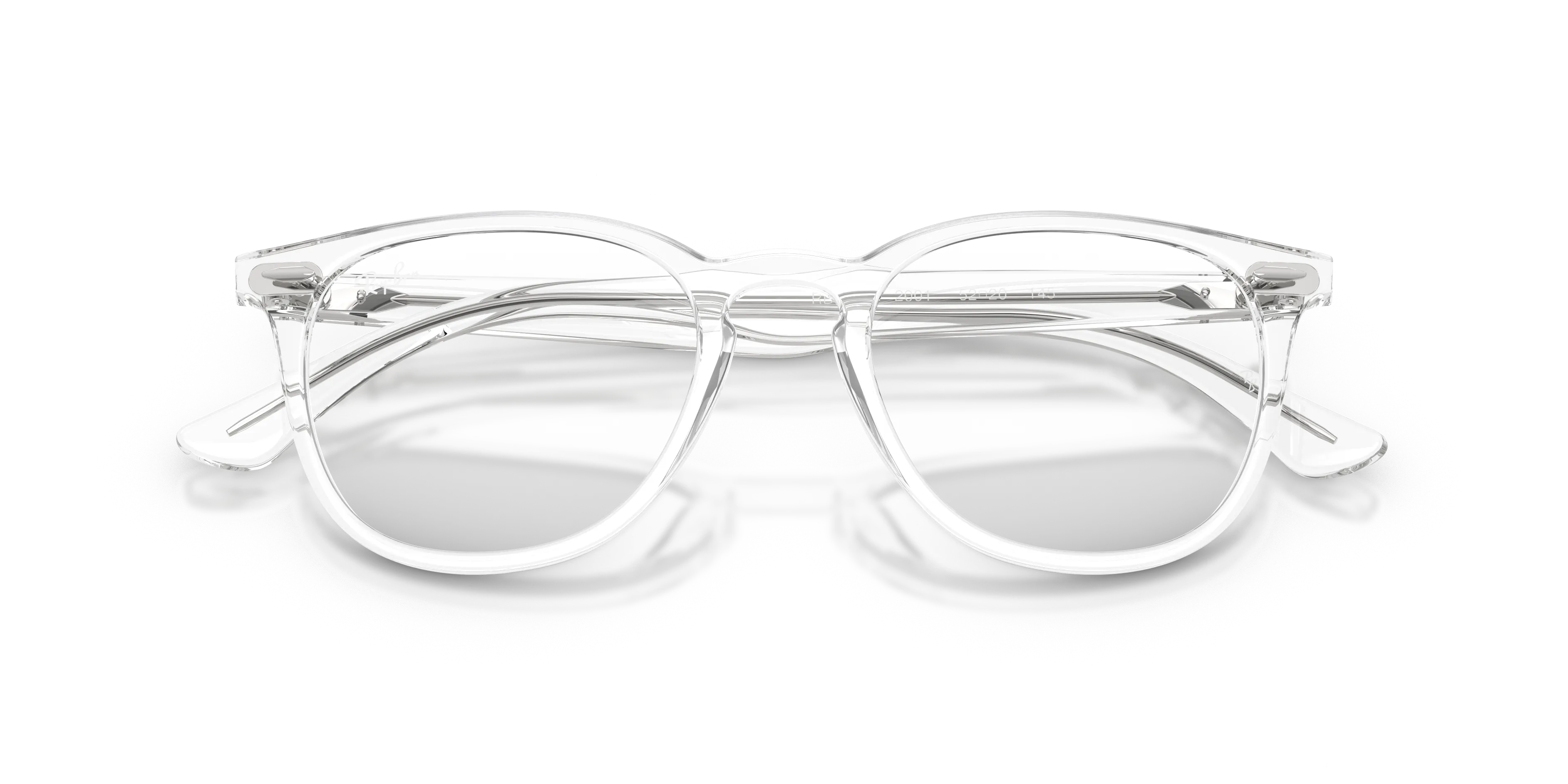 Ray - Ban RX7159 2001 Montature da vista Acetato Trasparente Trasparente Pantos Normale - immagine 2